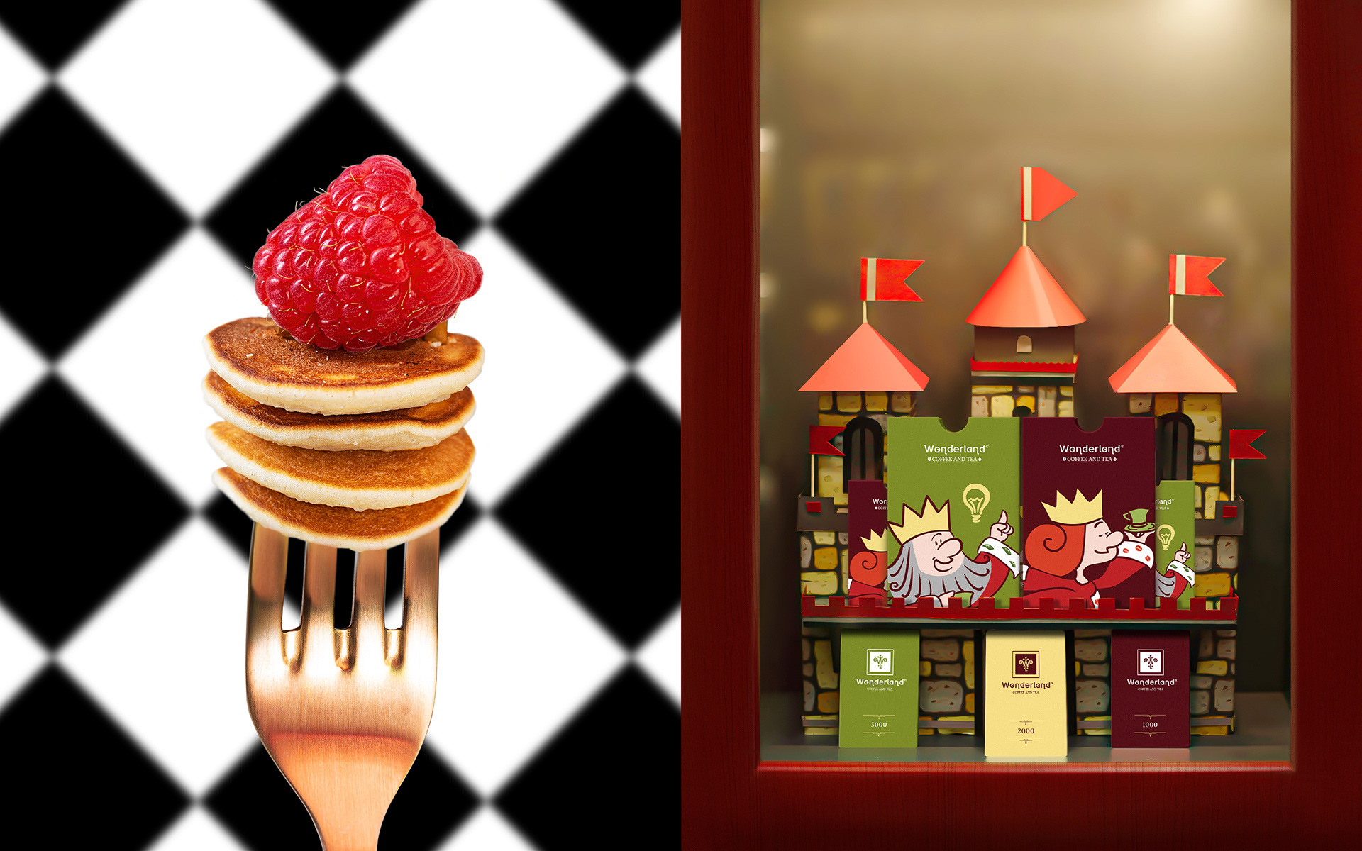 WONDERLAND © TEA&COFFEE CHAIN REBRANDING — Изображение №7 — Брендинг, Иллюстрация на Dprofile