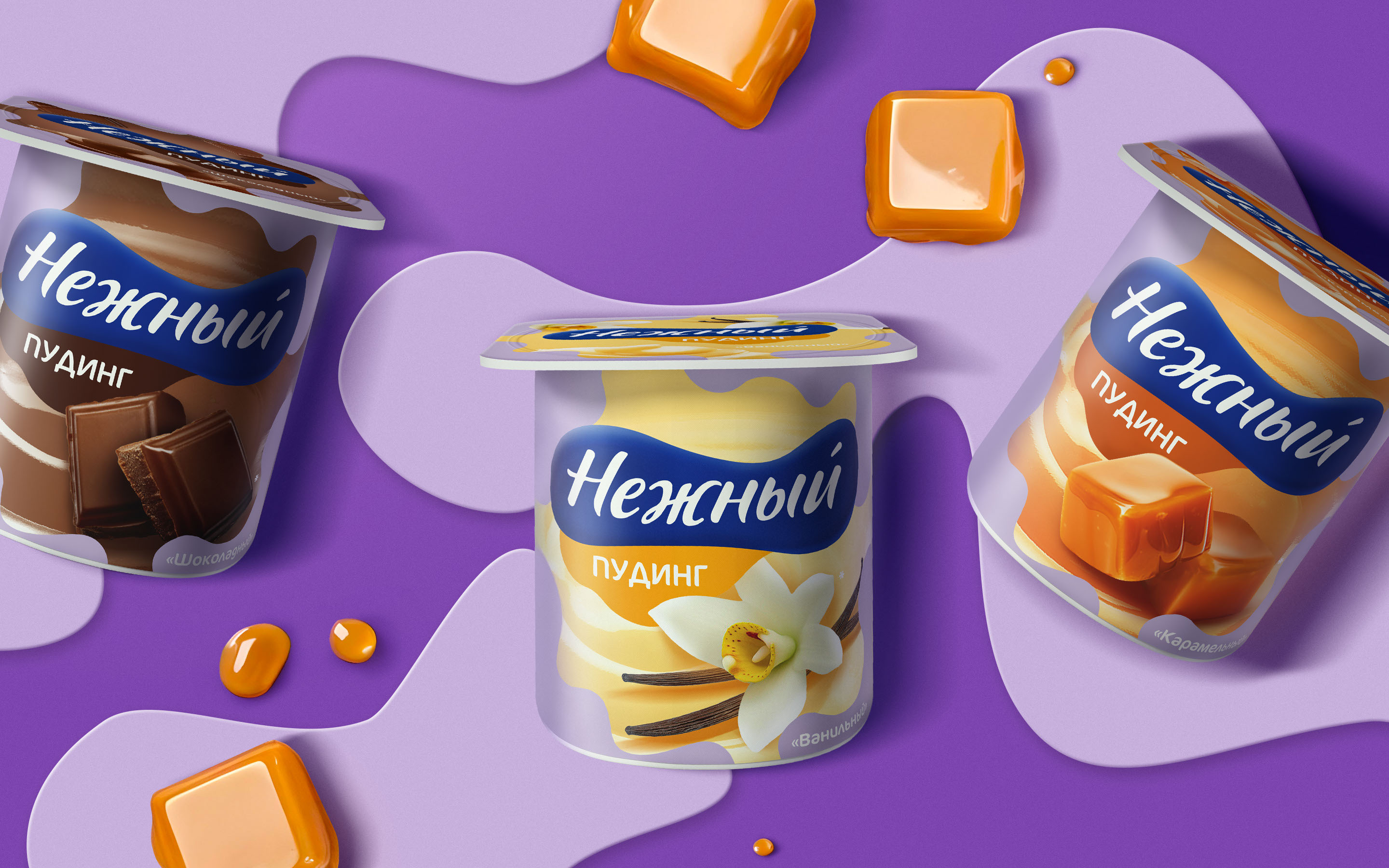 PUDDING NEZHNY EHRMANN©FMCG BRANDING,PACKAGING,LABEL DESIGN — Изображение №9 — Брендинг, Графика на Dprofile