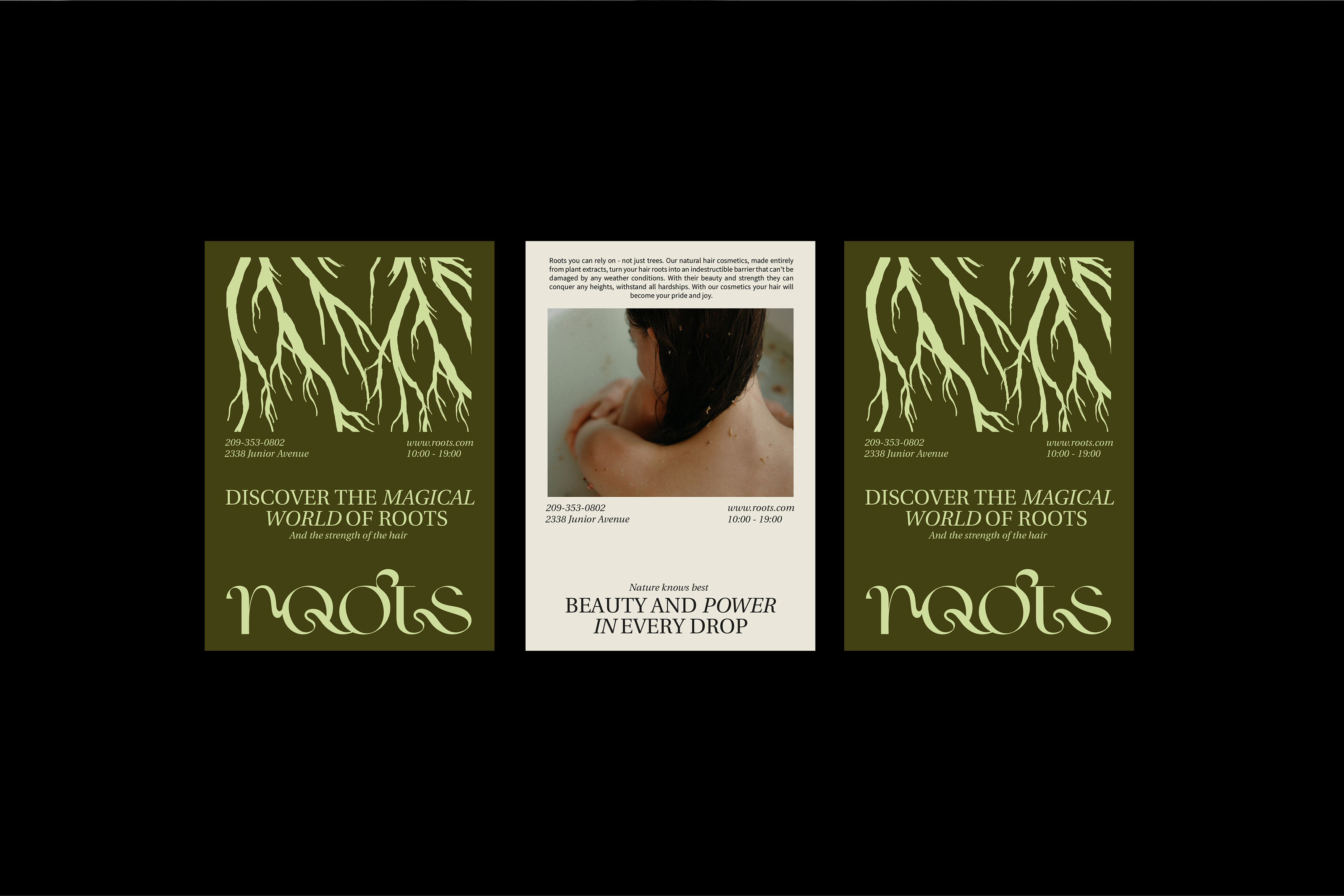 Roots / Identity — natural hair cosmetics — Изображение №2 — Брендинг на Dprofile