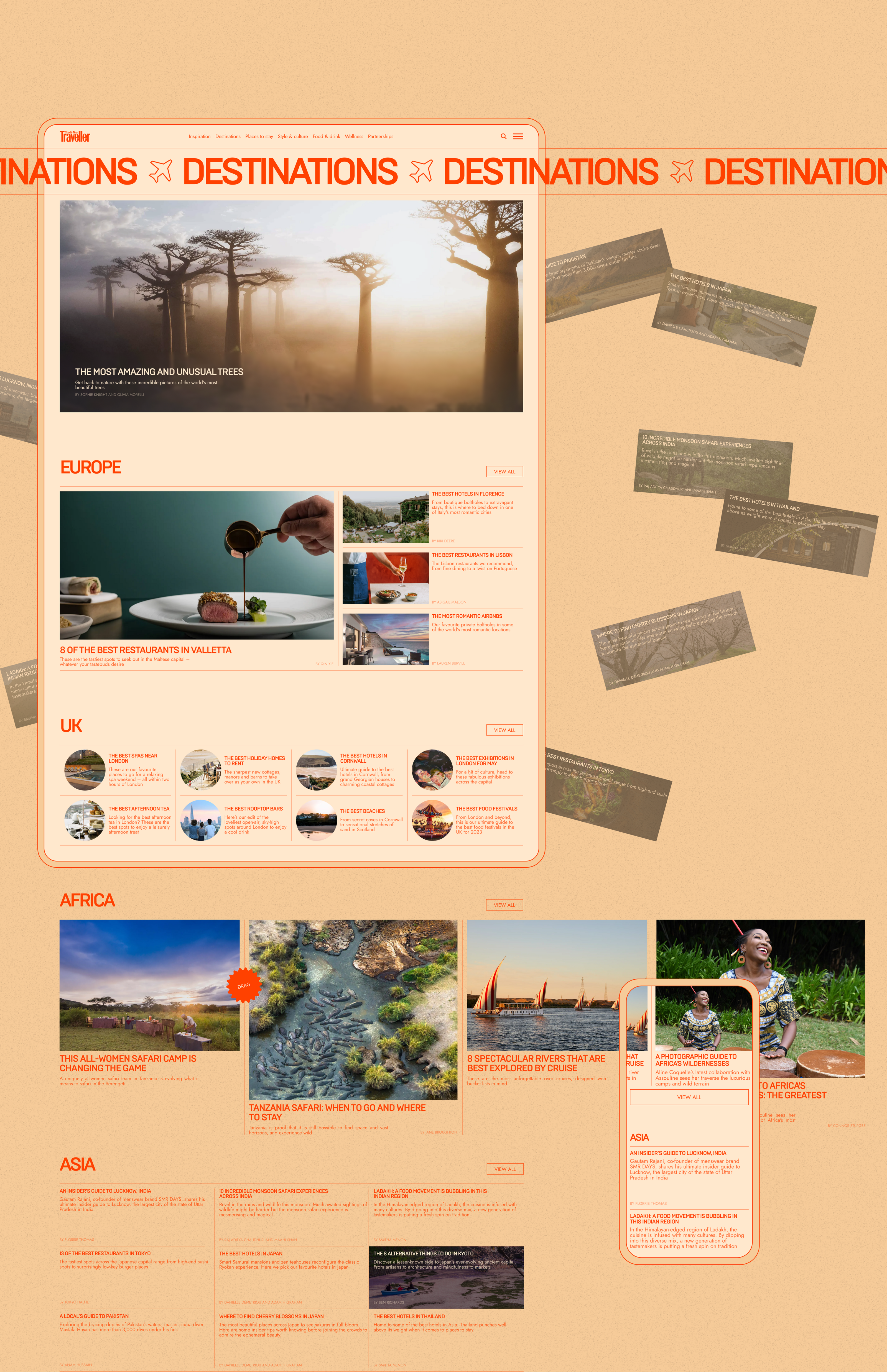 Condé Nast Traveller | Redesign concept — Изображение №6 — Интерфейсы на Dprofile