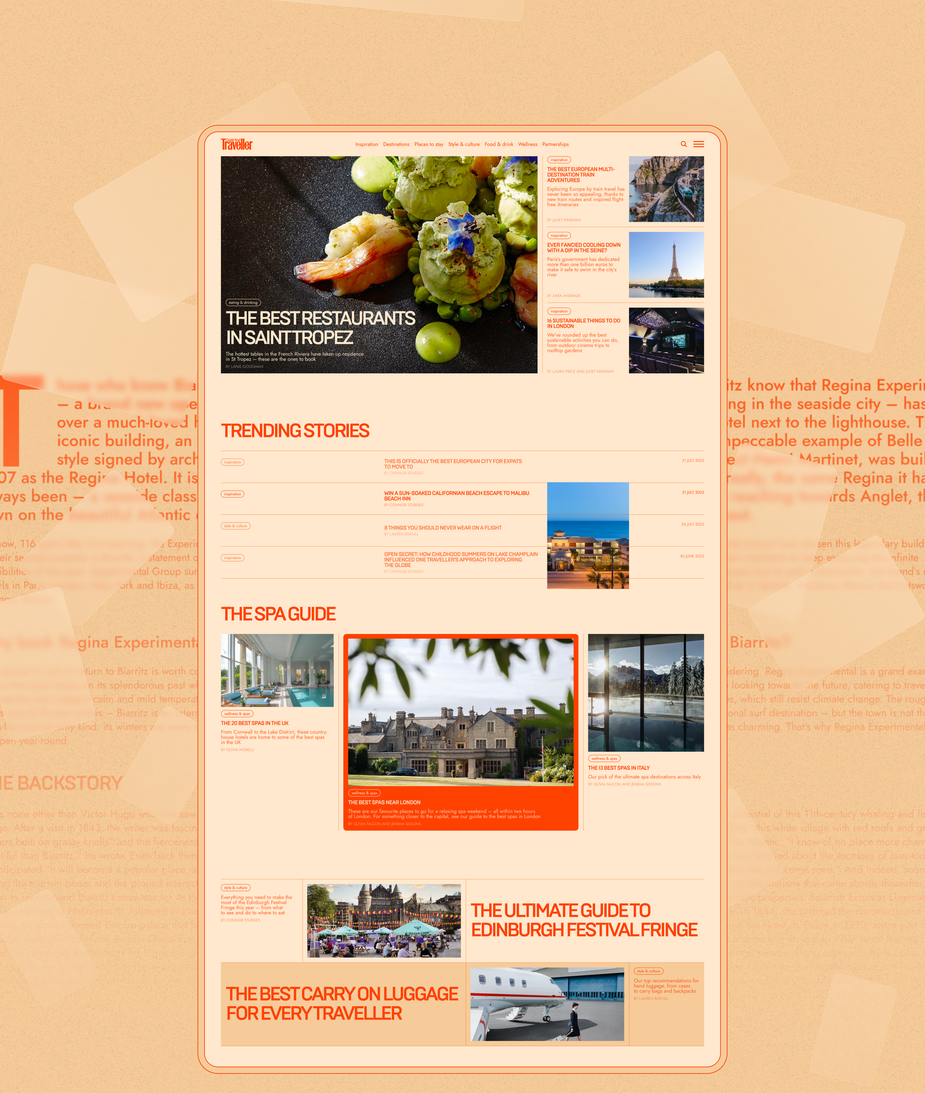 Condé Nast Traveller | Redesign concept — Изображение №2 — Интерфейсы на Dprofile