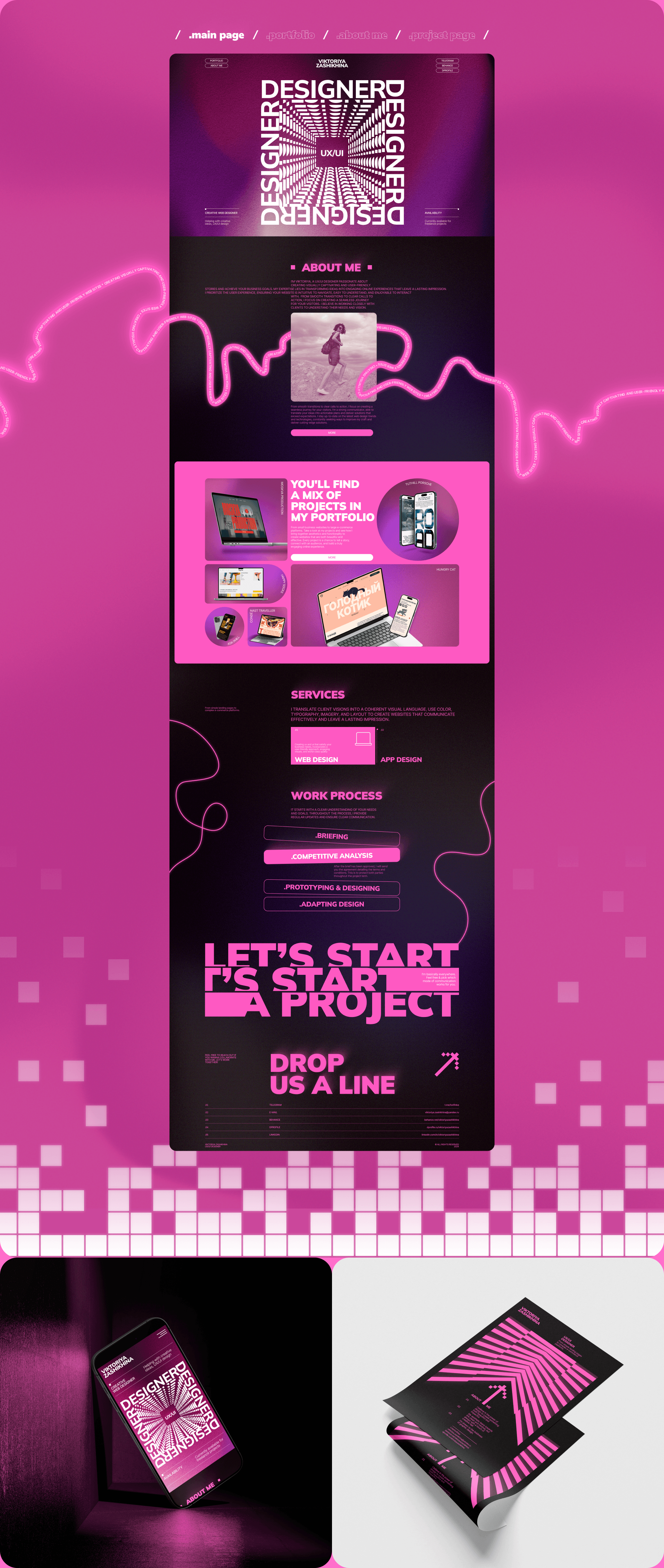 UX/UI designer | Portfolio — Изображение №2 — Интерфейсы на Dprofile