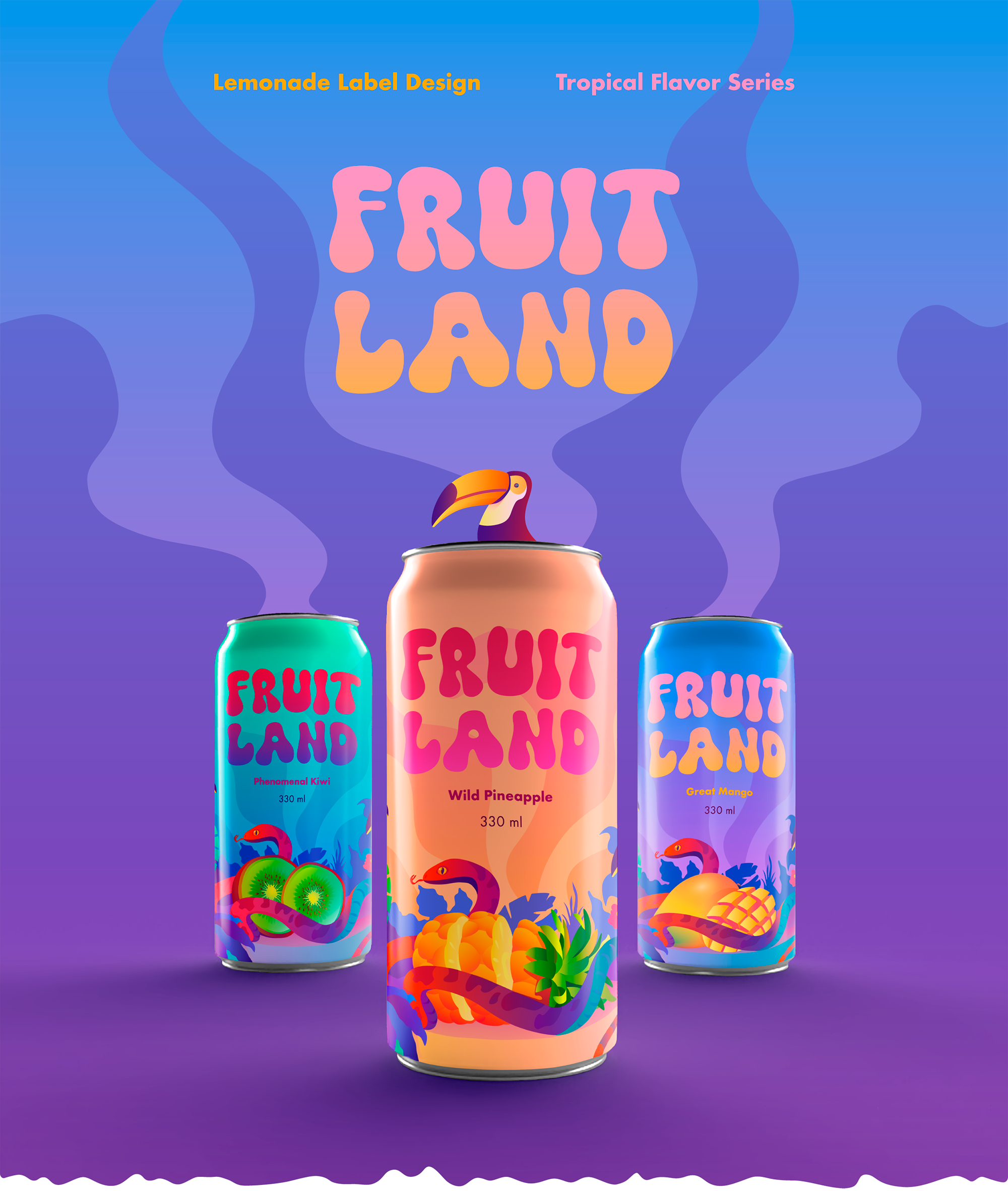 Дизайн упаковки | FRUITLAND — Изображение №1 — Брендинг, Иллюстрация на Dprofile