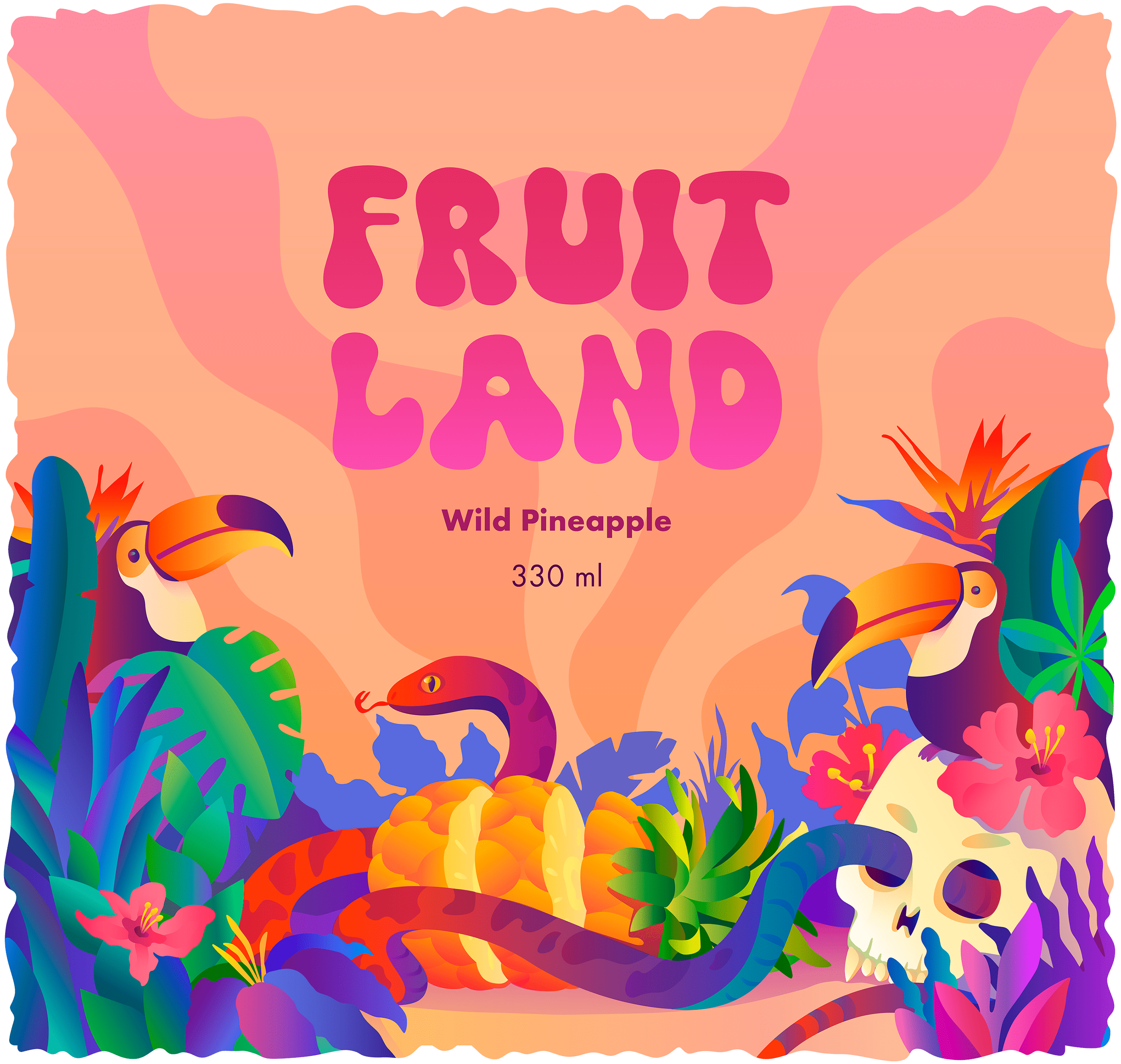 Дизайн упаковки | FRUITLAND — Изображение №3 — Брендинг, Иллюстрация на Dprofile