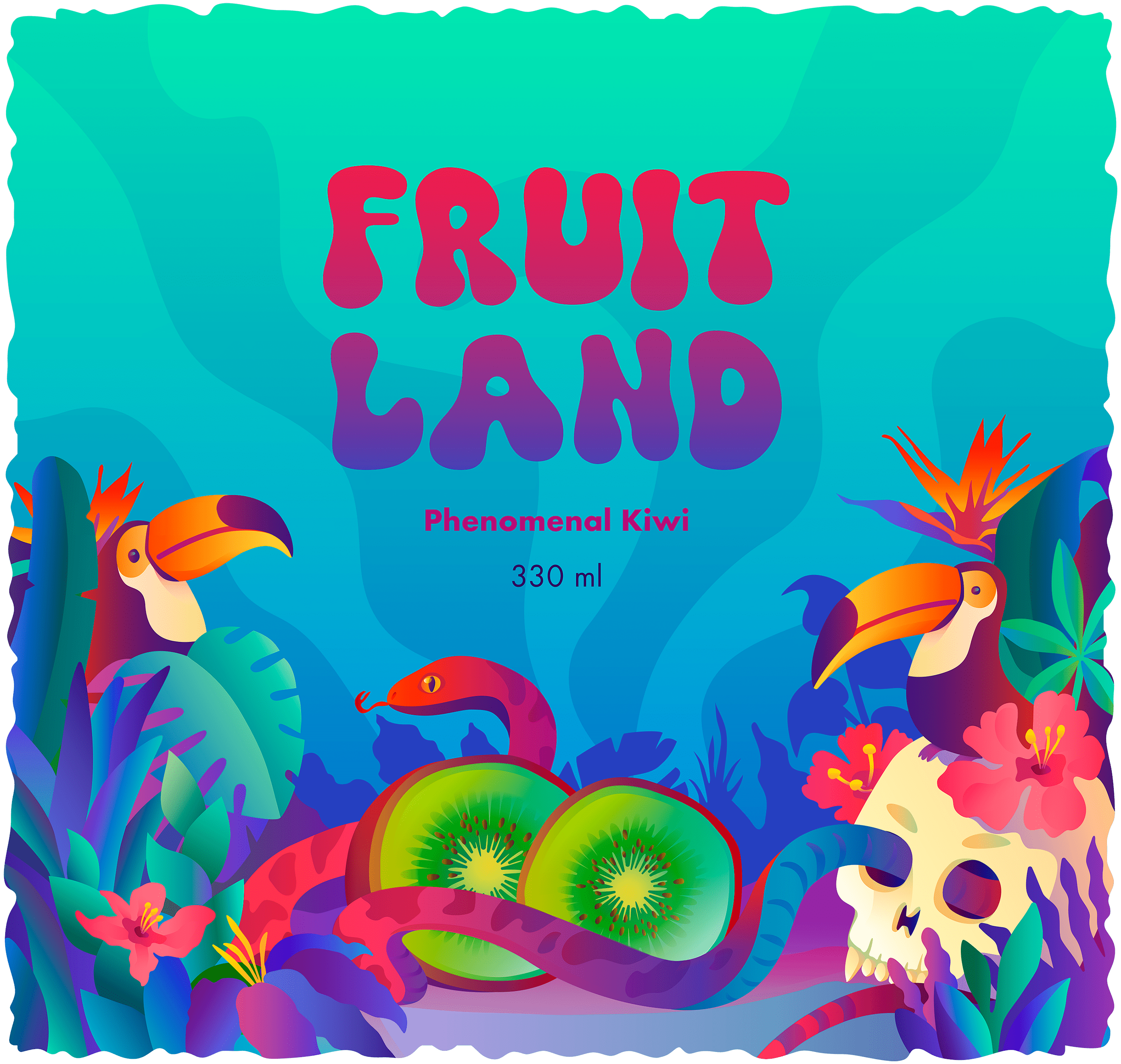 Дизайн упаковки | FRUITLAND — Изображение №4 — Брендинг, Иллюстрация на Dprofile