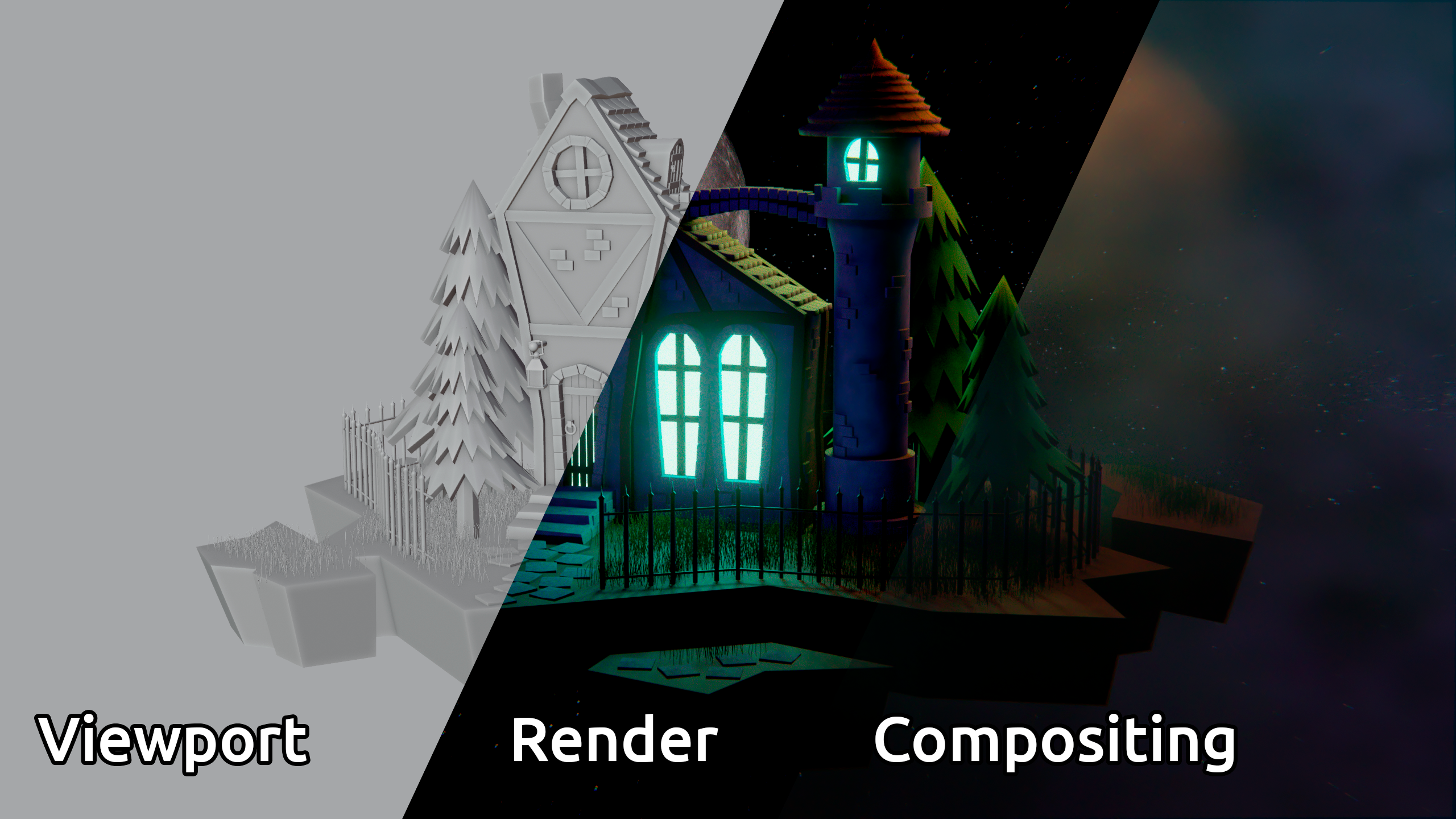 Scary house — Изображение №2 — Иллюстрация, 3D на Dprofile