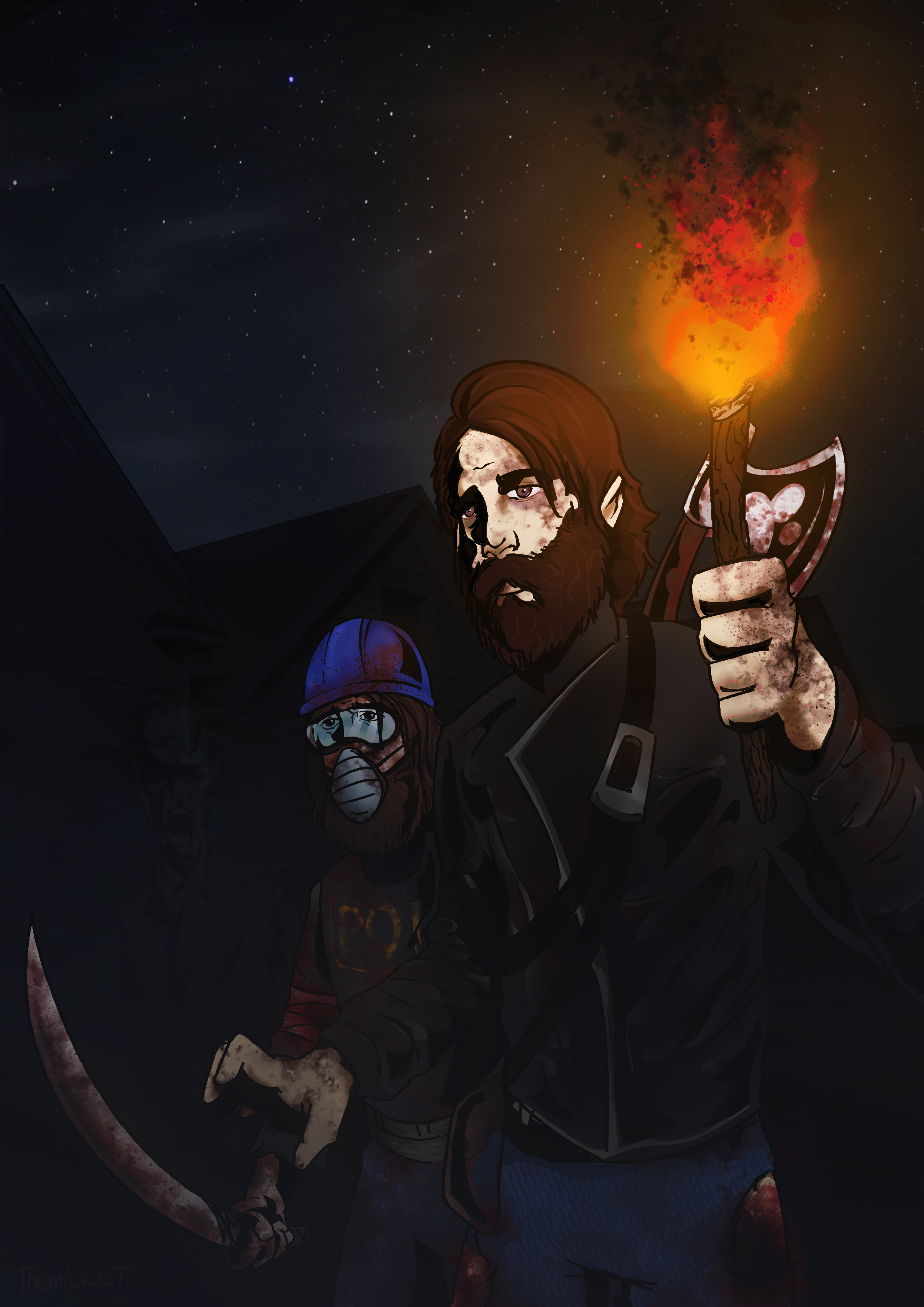 Project Zomboid fan art | themickart — Изображение №5 — Иллюстрация на Dprofile