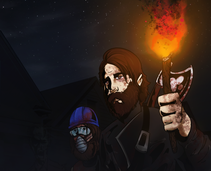 Project Zomboid fan art | themickart — Иллюстрация на Dprofile