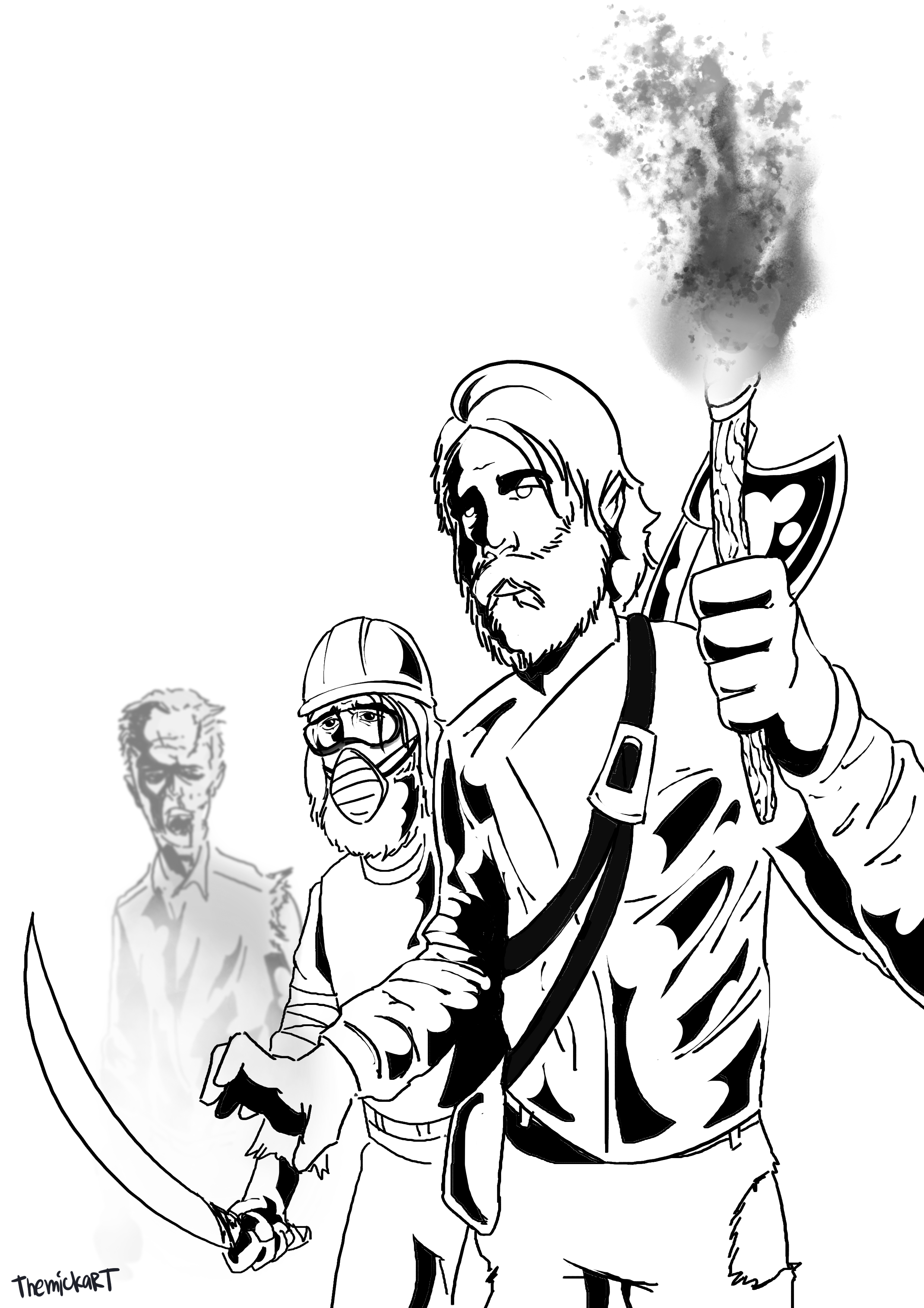 Project Zomboid fan art | themickart — Изображение №7 — Иллюстрация на Dprofile