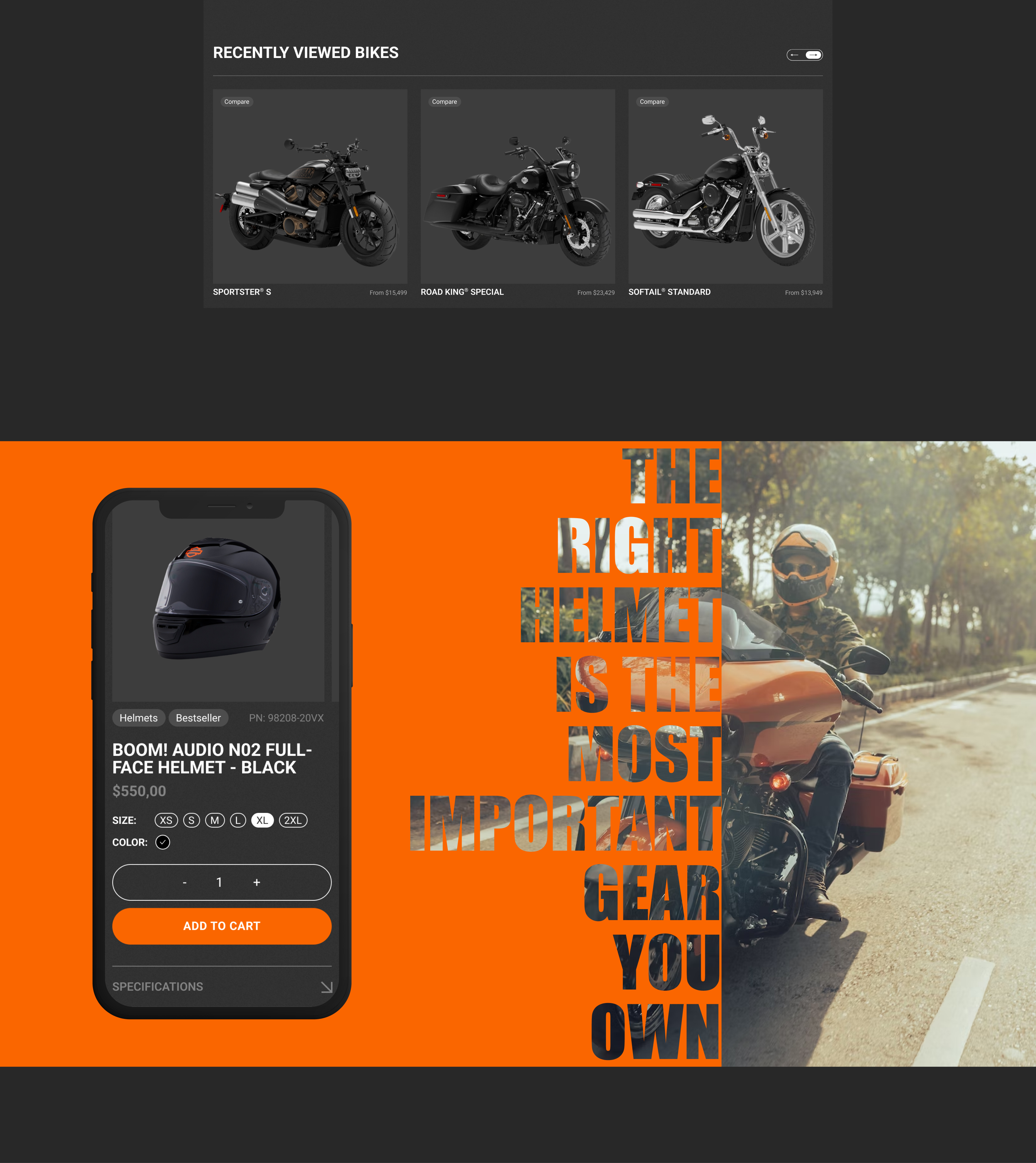 HARLEY-DAVIDSON — Изображение №9 — Интерфейсы на Dprofile