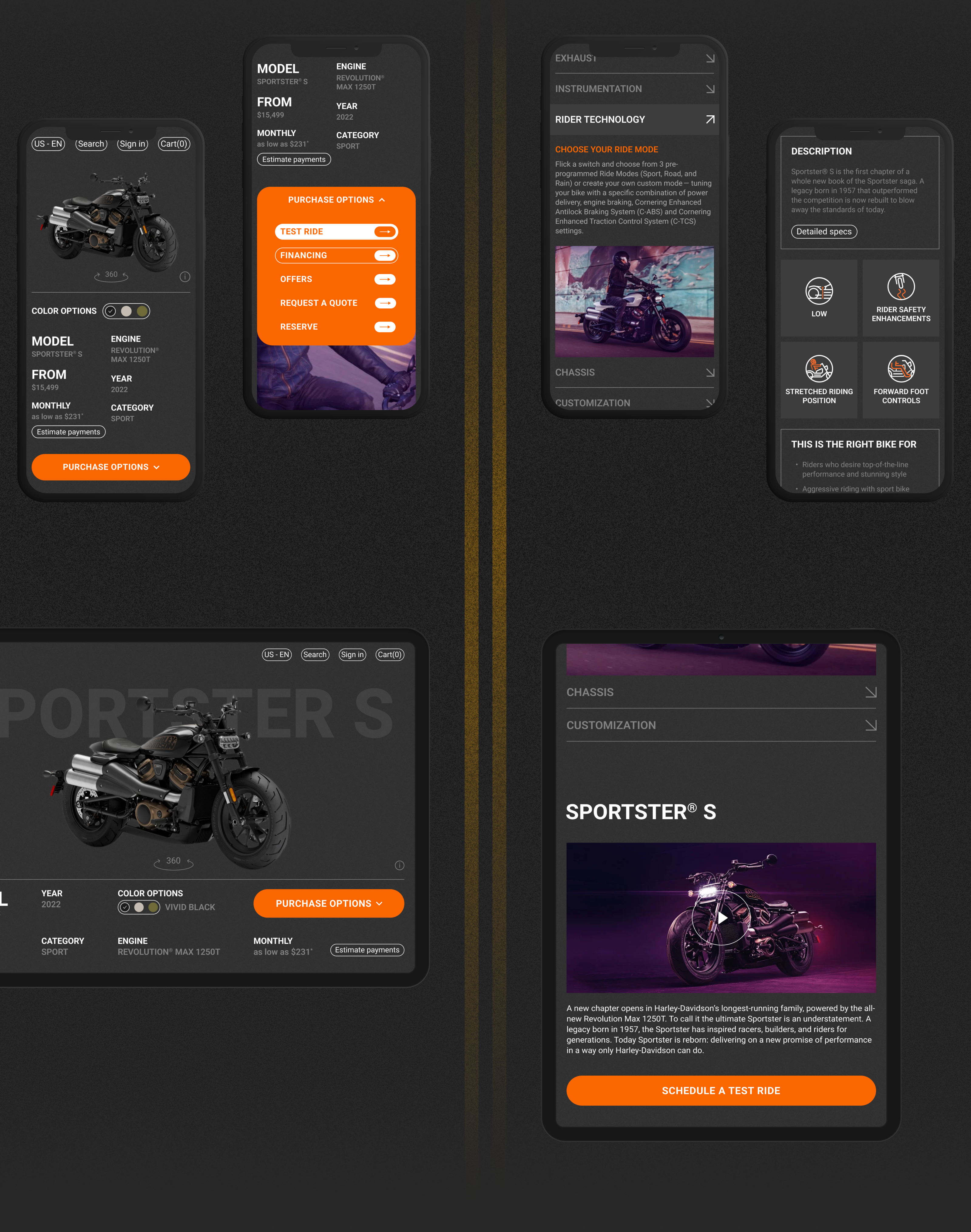 HARLEY-DAVIDSON — Изображение №7 — Интерфейсы на Dprofile