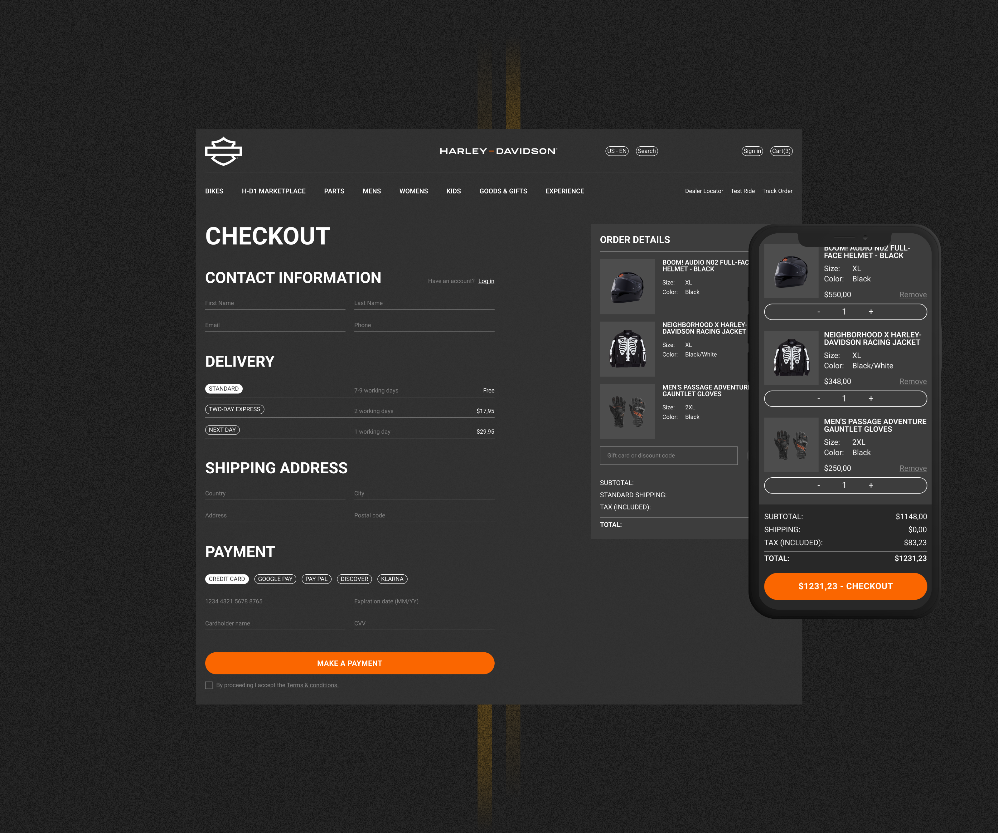 HARLEY-DAVIDSON — Изображение №14 — Интерфейсы на Dprofile