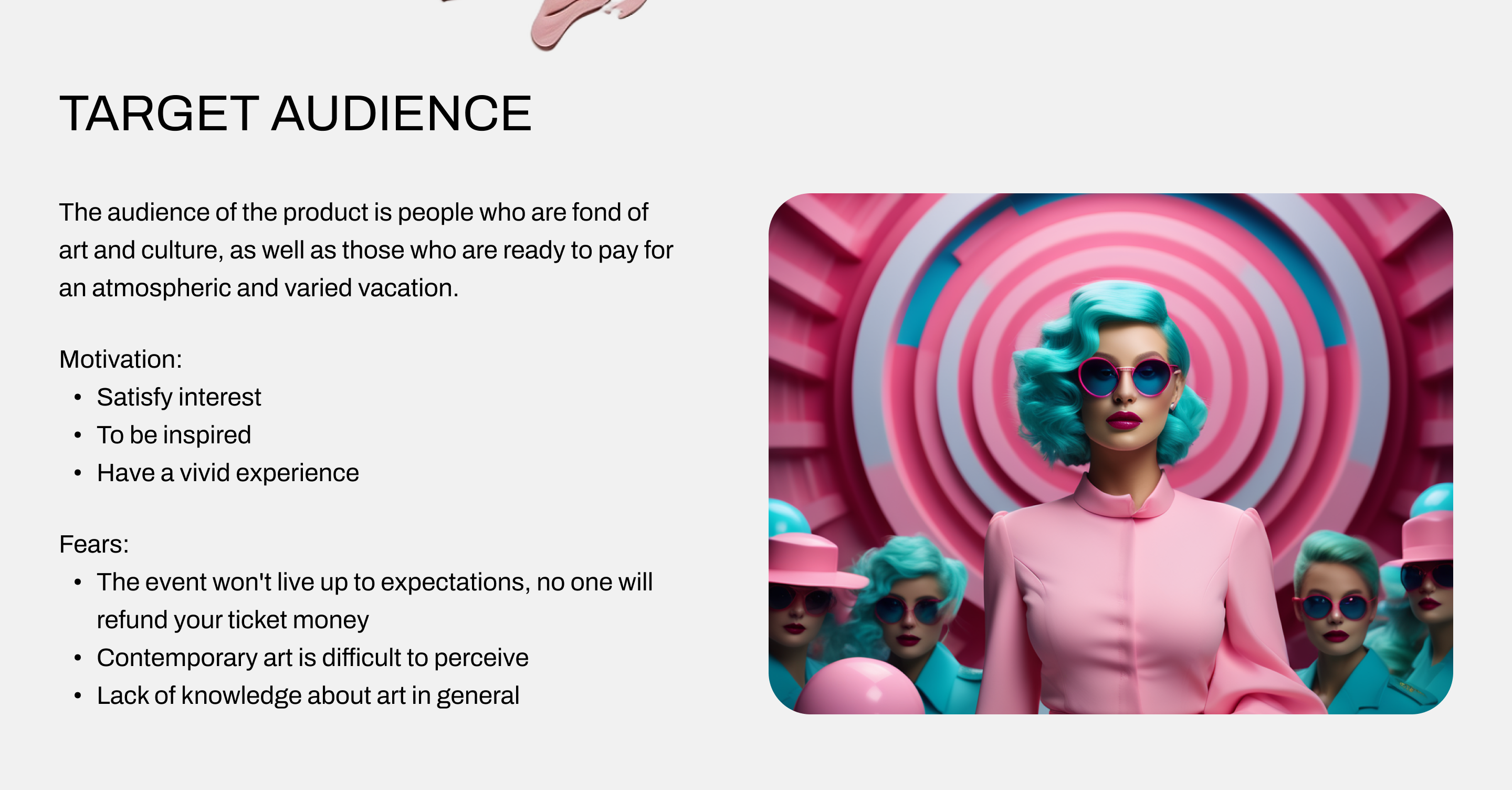 Landing page для фестиваля современного искусства — Изображение №2 — Интерфейсы на Dprofile