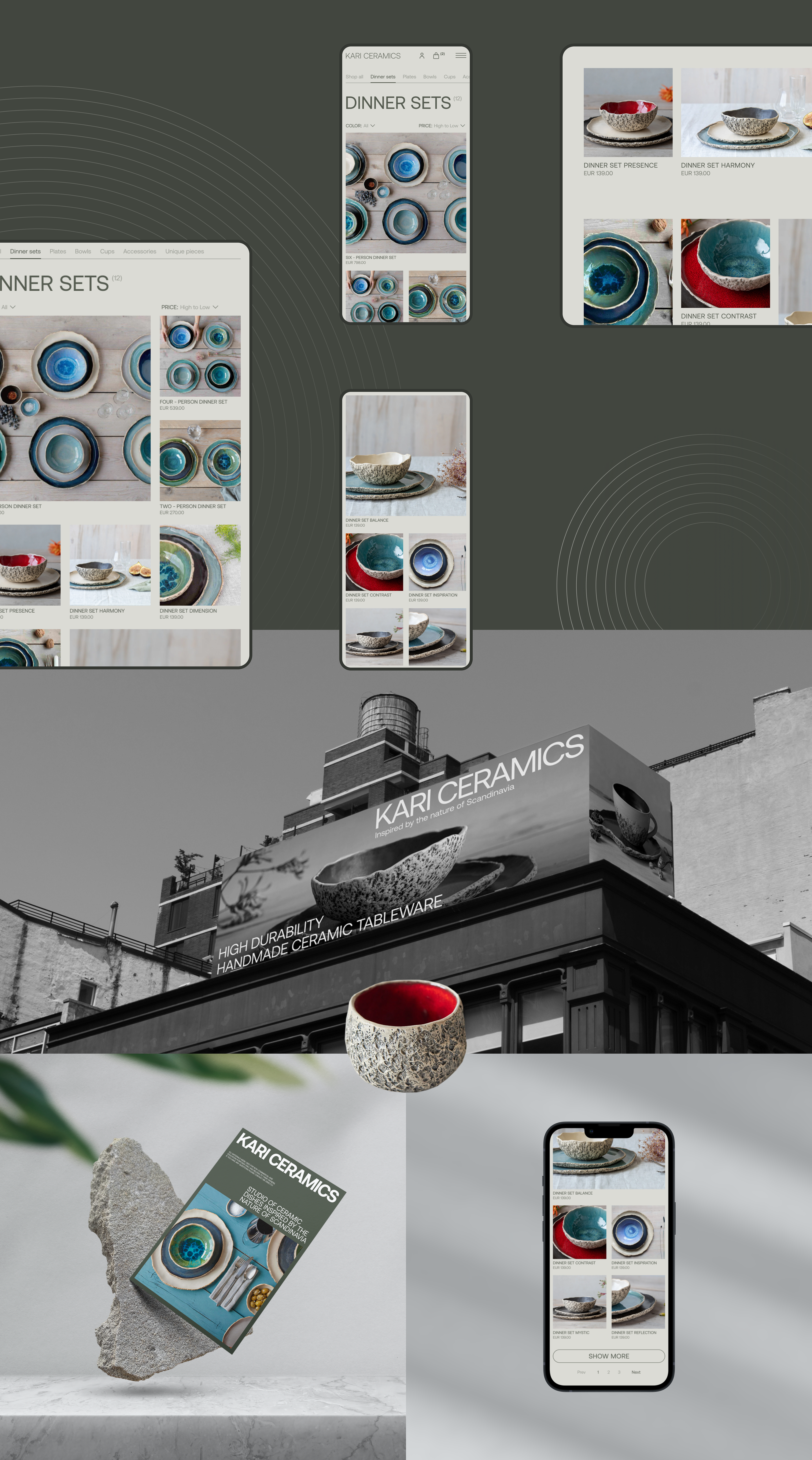 Kari Ceramics | Онлайн-магазин — Изображение №5 — Интерфейсы, Анимация на Dprofile