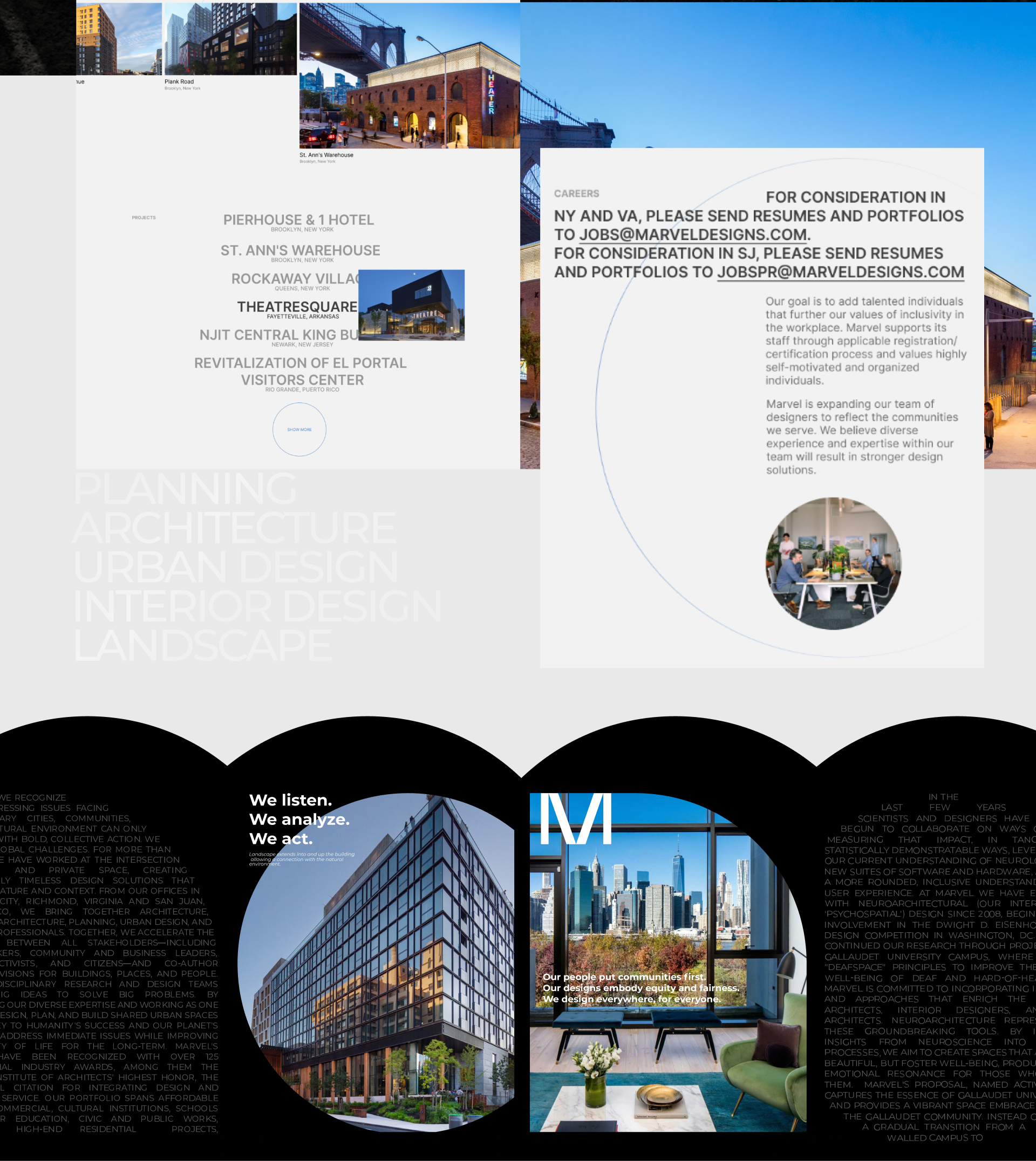 MARVEL ARCHITECTS | Corporate website redesign — Изображение №3 — Интерфейсы на Dprofile