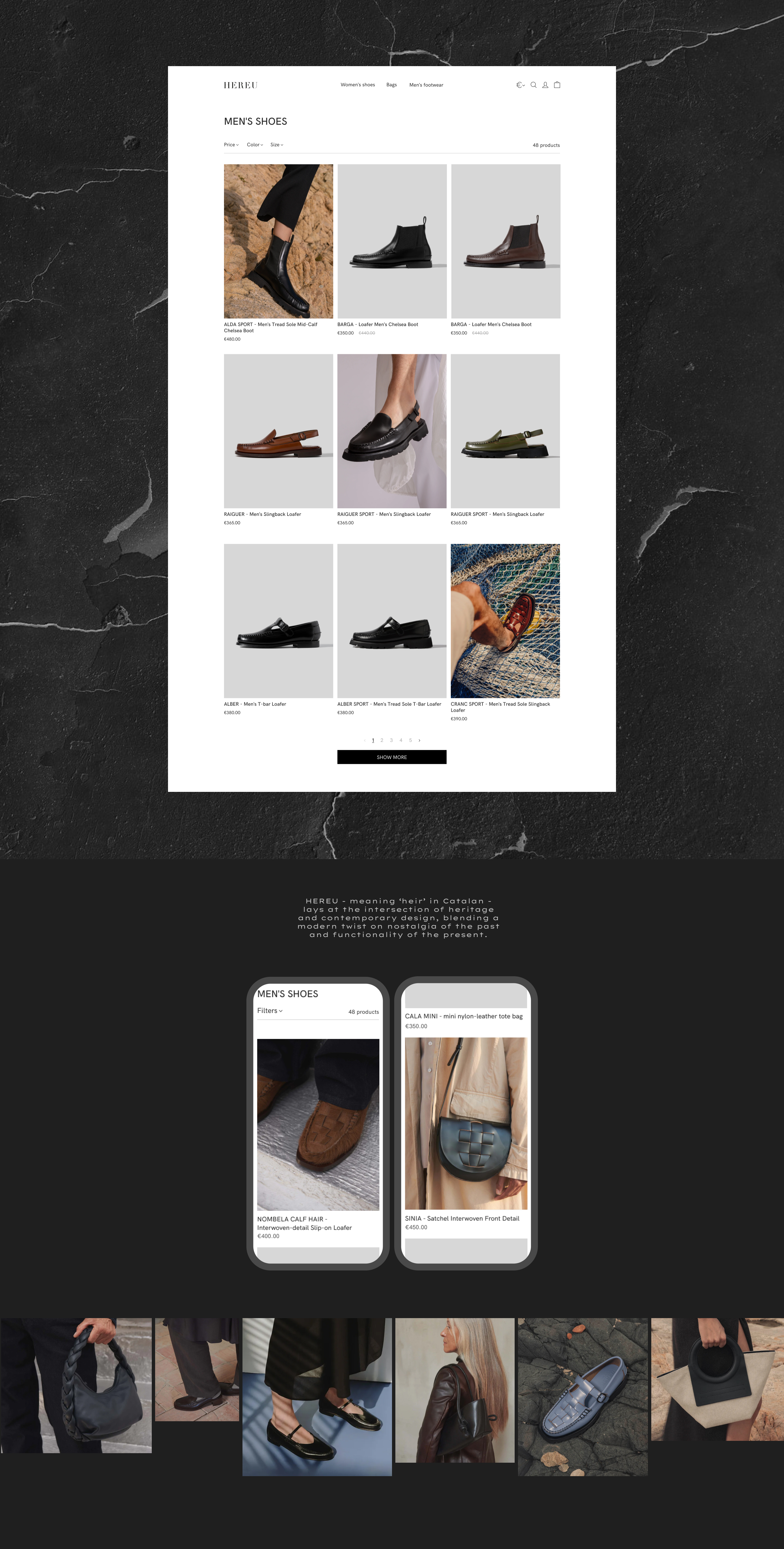 HEREU | Redesign concept — Изображение №5 — Интерфейсы на Dprofile