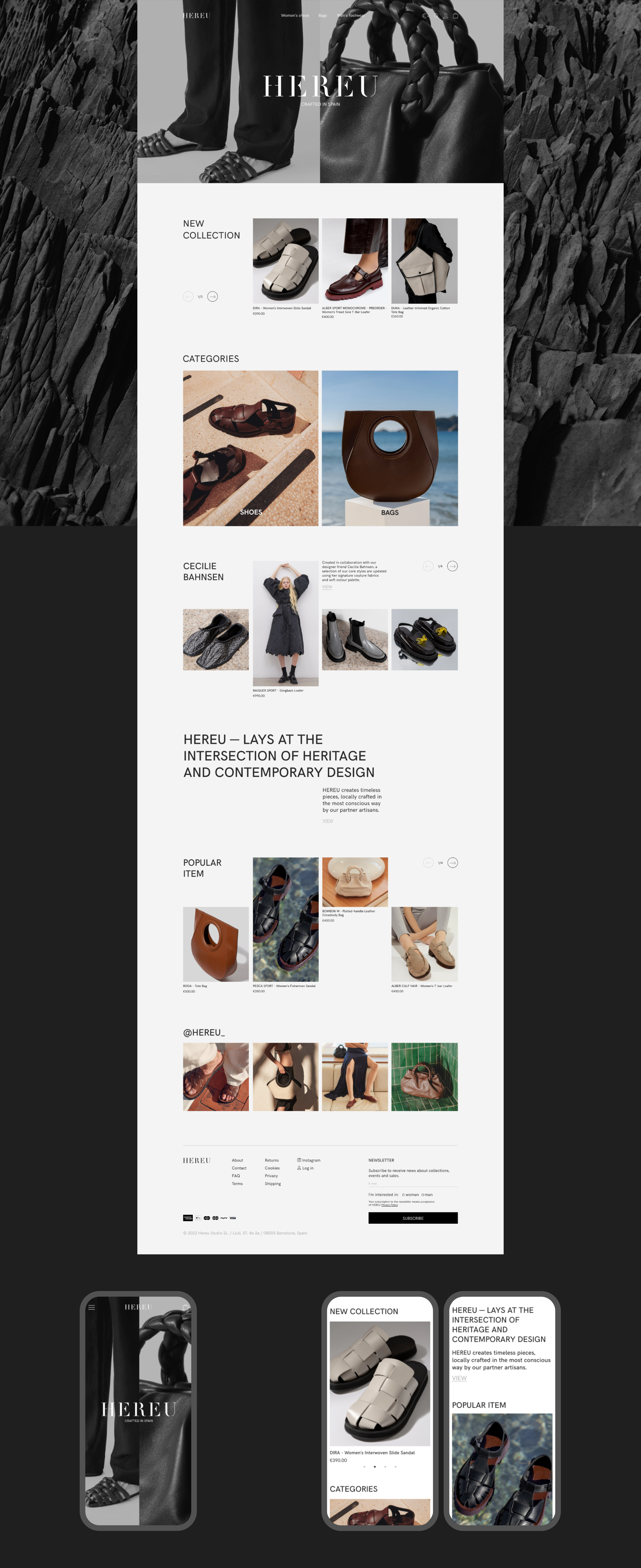 HEREU | Redesign concept — Изображение №3 — Интерфейсы на Dprofile
