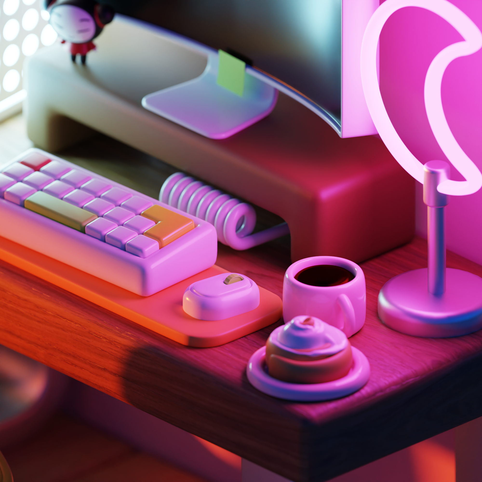 Сozy artist's Isometric room — Изображение №2 — Иллюстрация, 3D на Dprofile