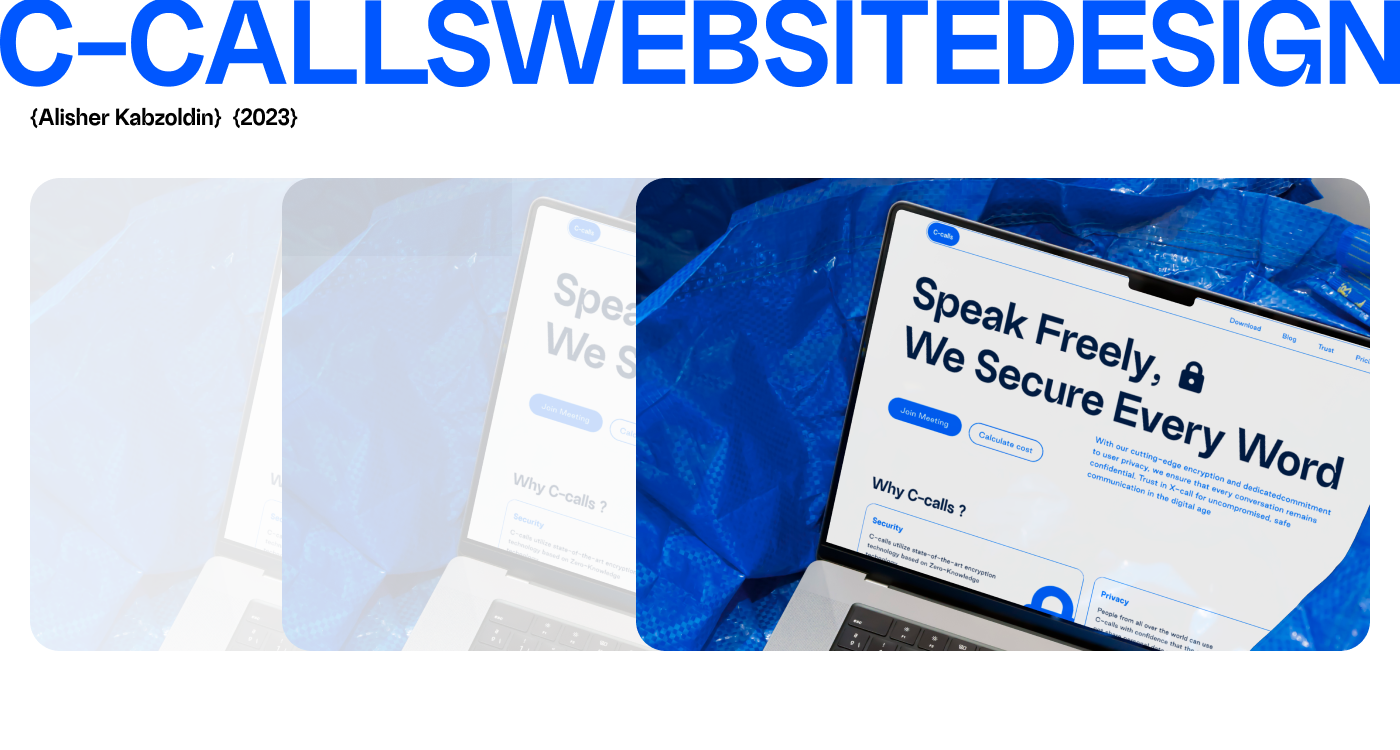 C-call website design — Изображение №1 — Интерфейсы, Брендинг на Dprofile