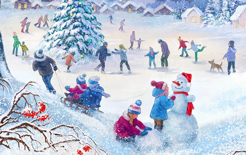 Winter theme — Изображение №4 — Иллюстрация, Графика на Dprofile