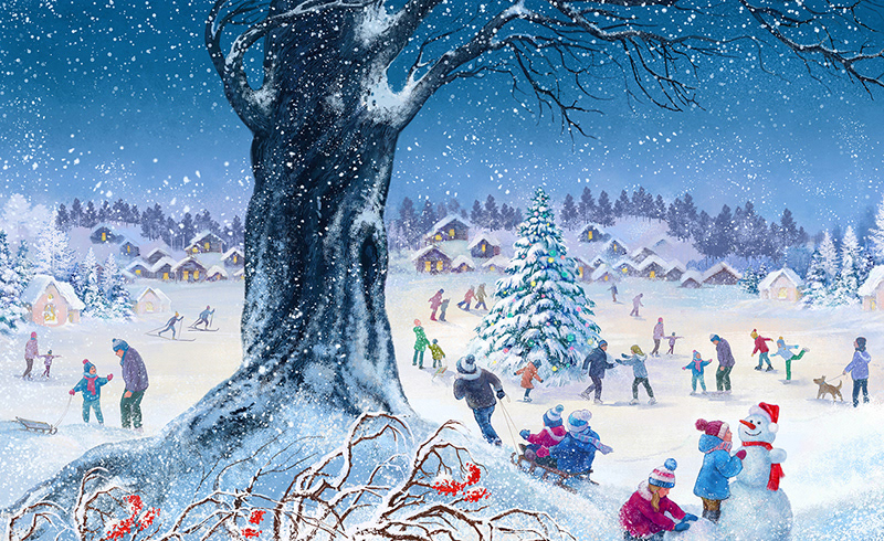 Winter theme — Изображение №3 — Иллюстрация, Графика на Dprofile