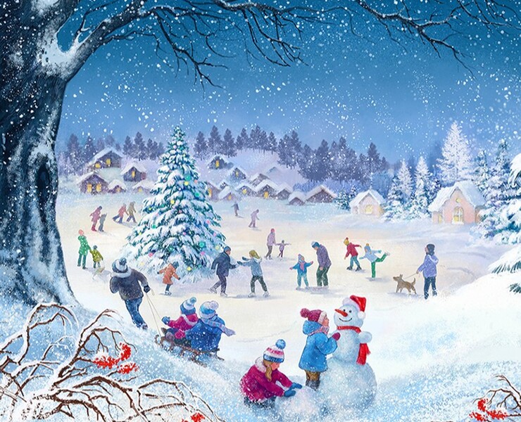Winter theme на Dprofile