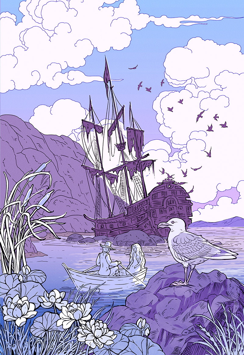 Enchanted lake — Изображение №1 — Иллюстрация, Графика на Dprofile
