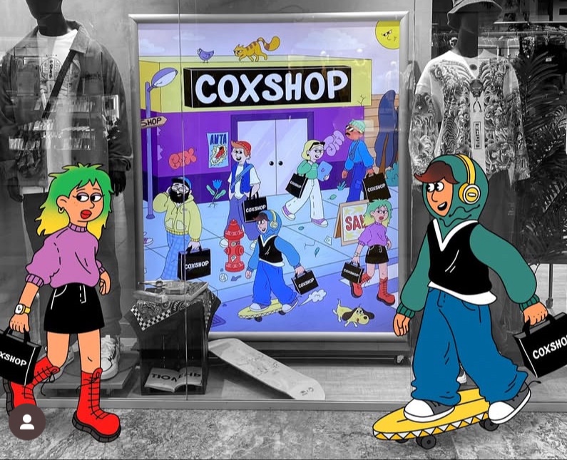 Иллюстрации для streetwear-магазина COXSHOP на Dprofile