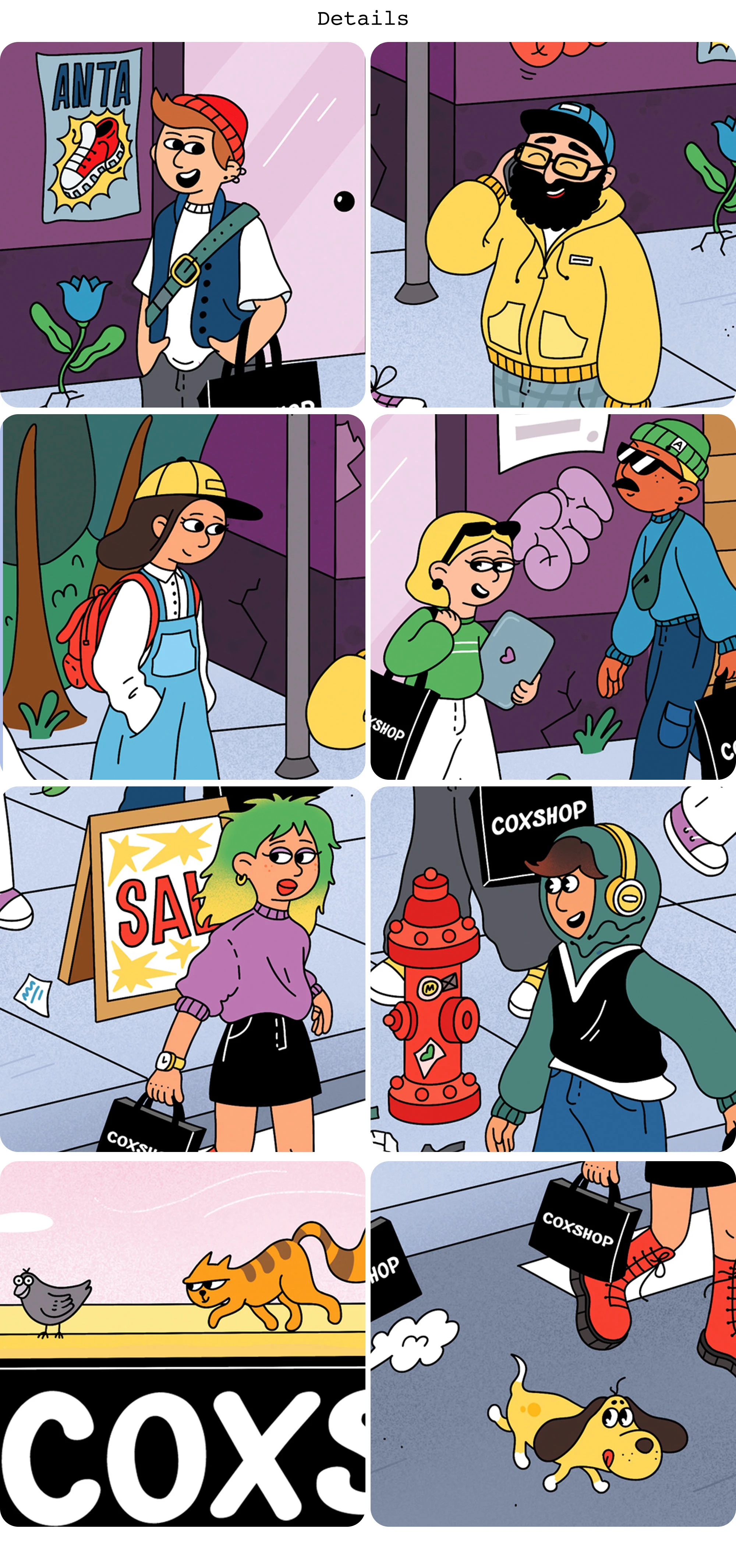 Иллюстрации для streetwear-магазина COXSHOP — Изображение №8 — Иллюстрация, Графика на Dprofile