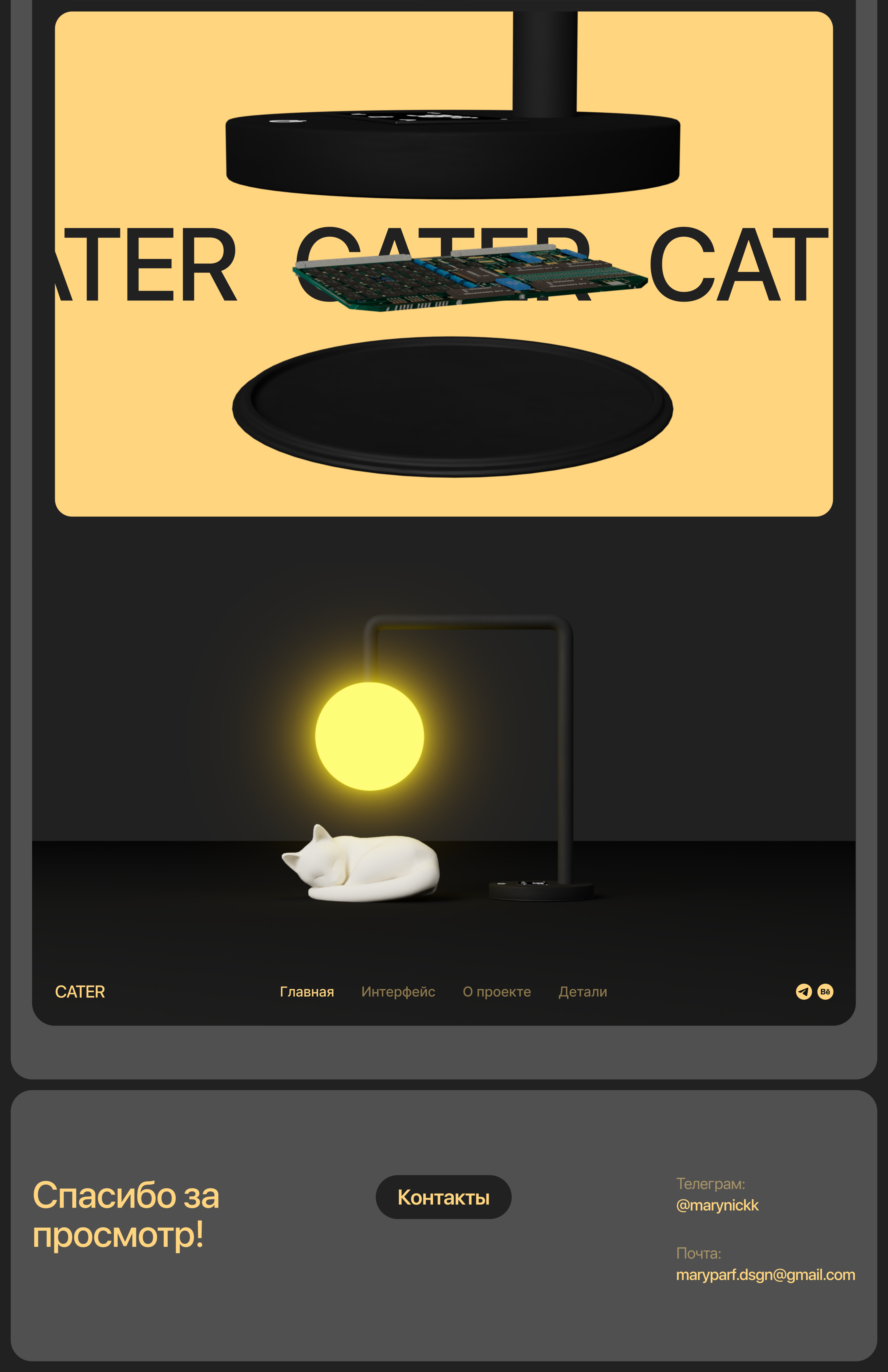 CATER — Изображение №3 — Интерфейсы, 3D на Dprofile