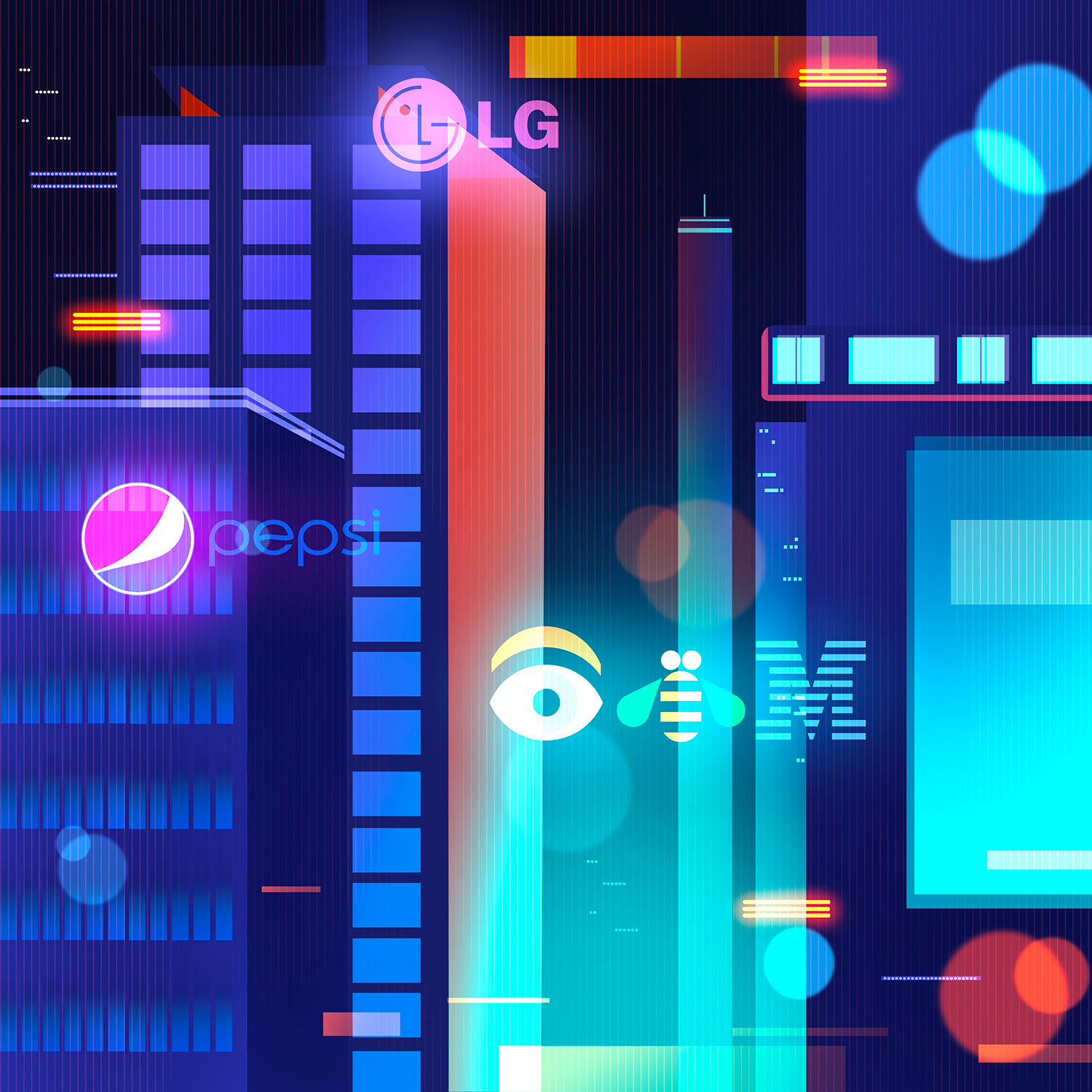Дизайн постеров. Cyberpunk City. — Изображение №9 — Иллюстрация на Dprofile
