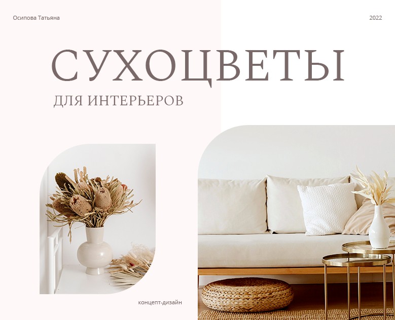 Интернет-магазин, сухоцветы — Интерфейсы на Dprofile