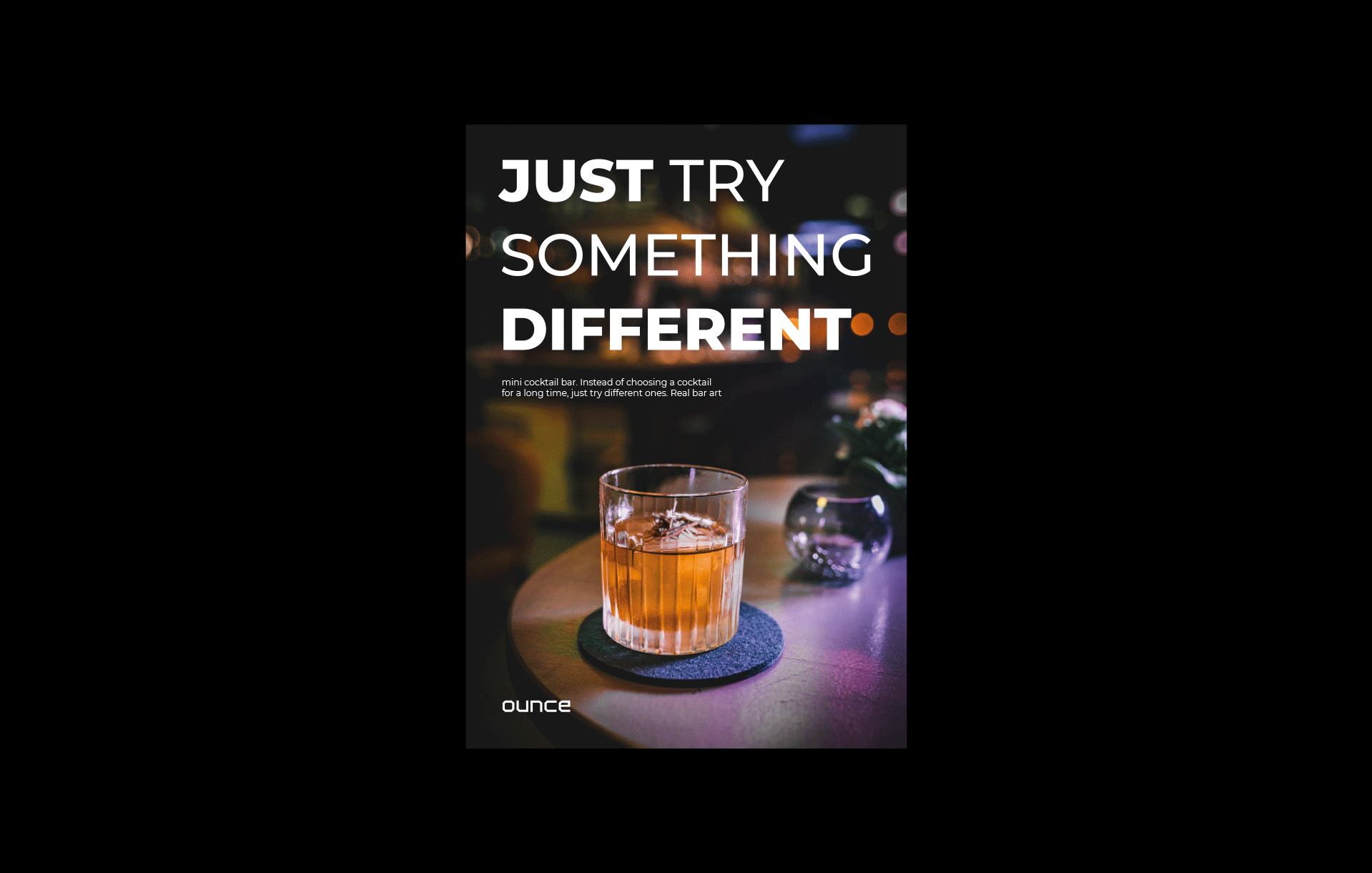 Ounce / Cocktail bar / logotype — Изображение №8 — Брендинг на Dprofile