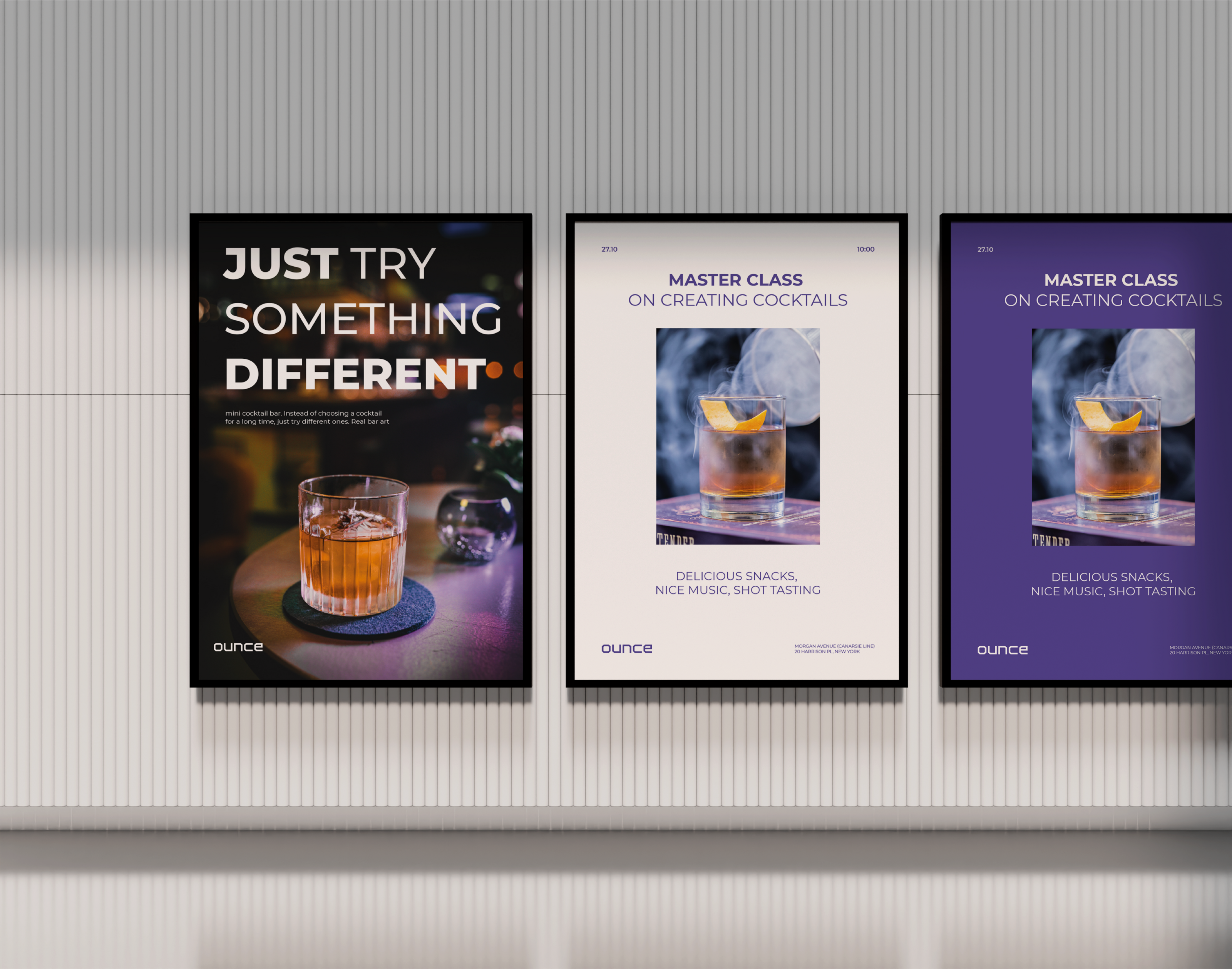 Ounce / Cocktail bar / logotype — Изображение №9 — Брендинг на Dprofile