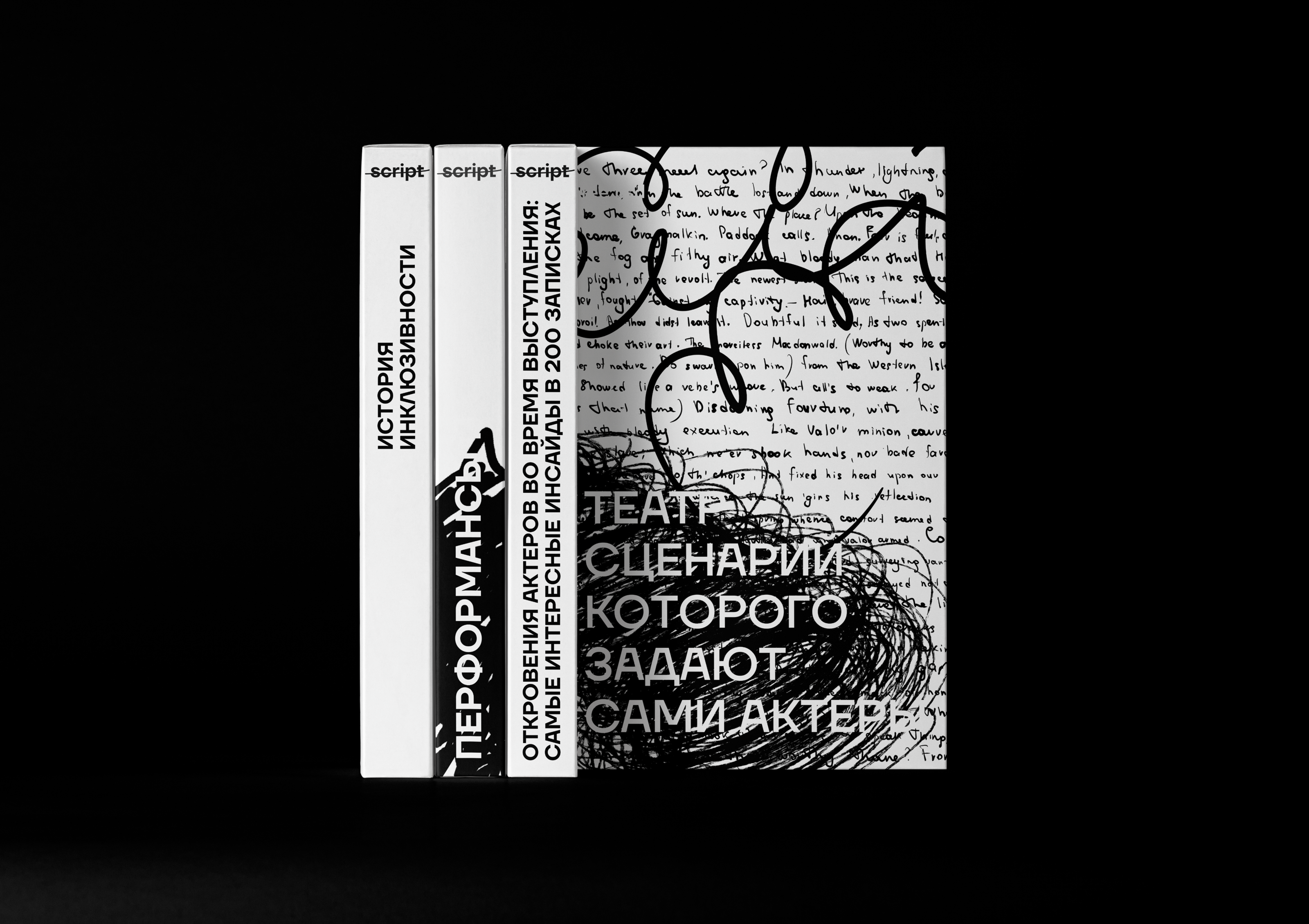 script — инклюзивный театр-перформанс — Изображение №3 — Брендинг, Графика на Dprofile