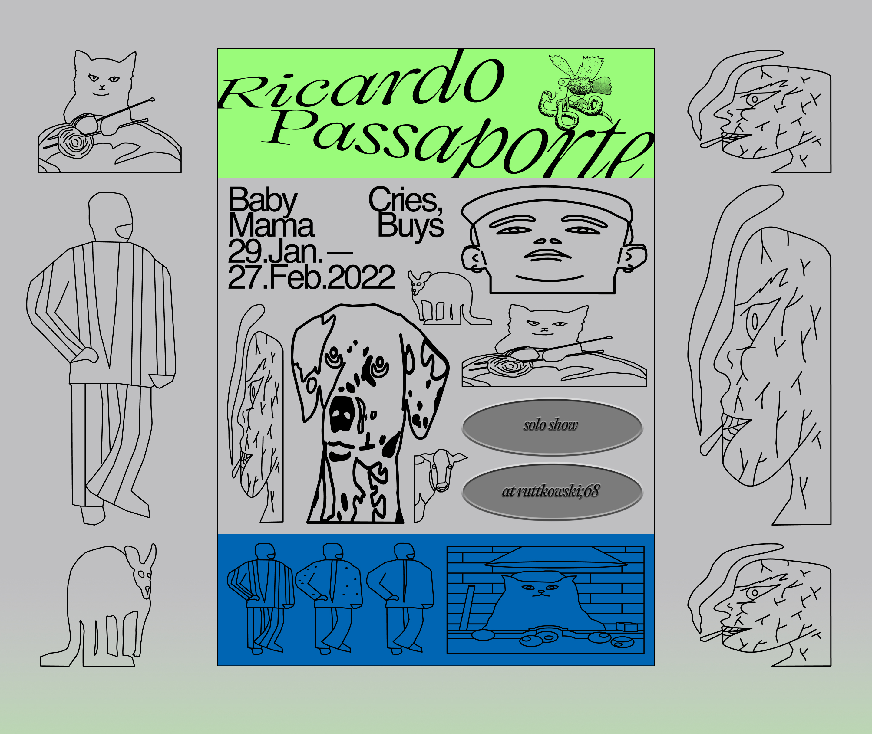 Постеры для выставки Ricardo Passaporte — Изображение №8 — Брендинг, Графика на Dprofile
