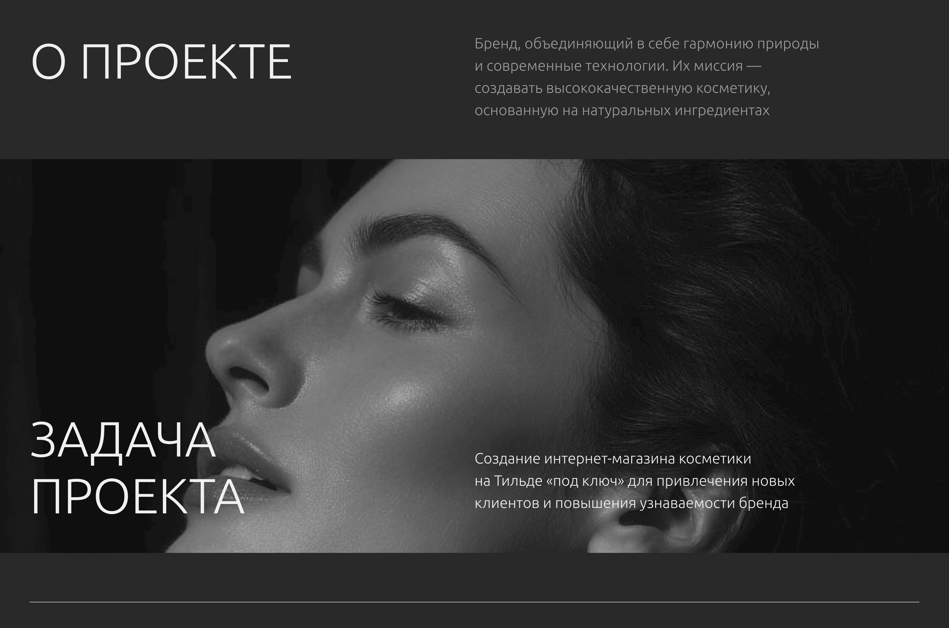 Интернет-магазин косметики на Тильде | Cosmetic store — Изображение №2 — Интерфейсы на Dprofile
