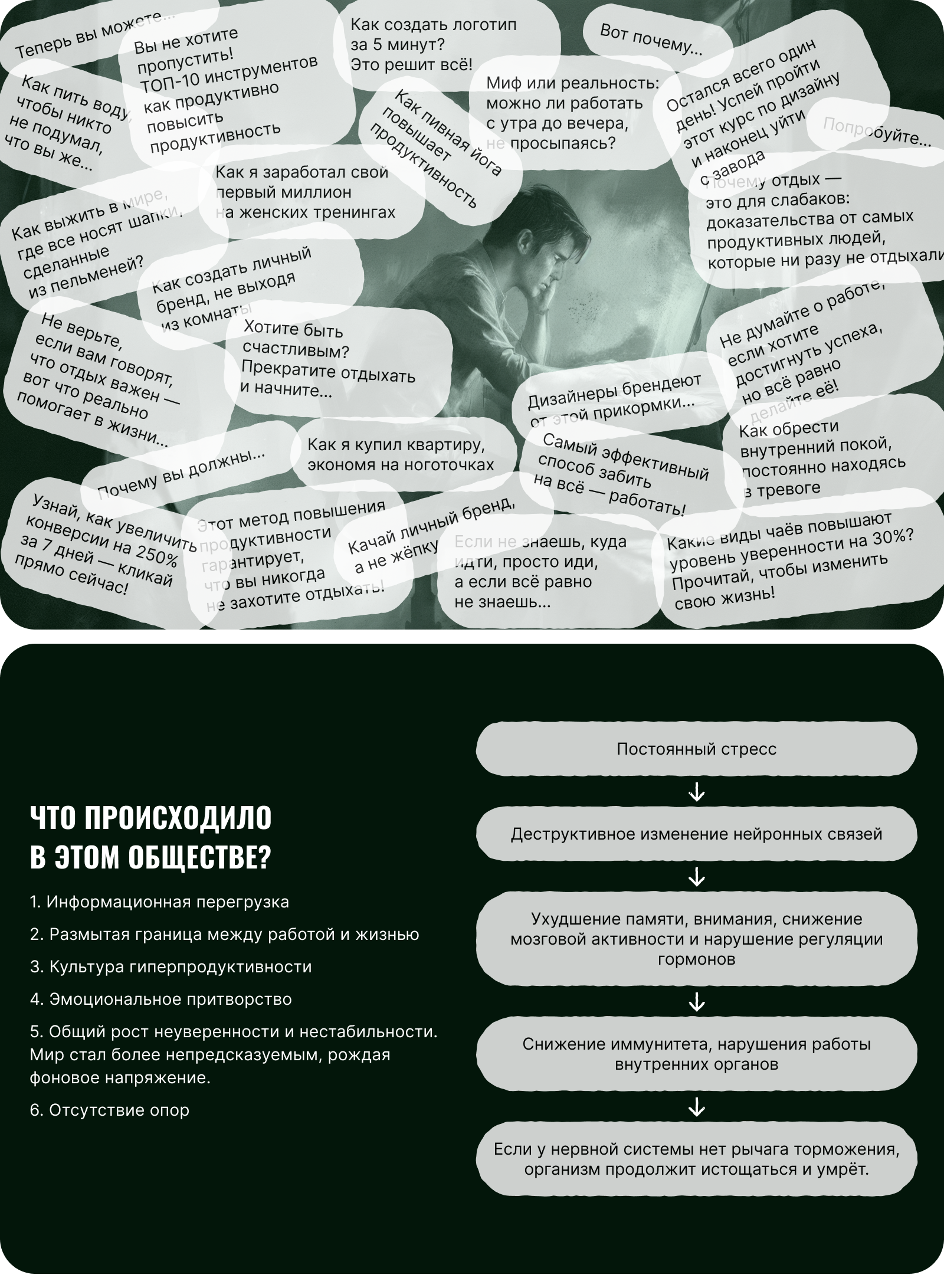 Оущит (дизайн-«монстр» выгорания) — Изображение №4 — Брендинг, Иллюстрация на Dprofile
