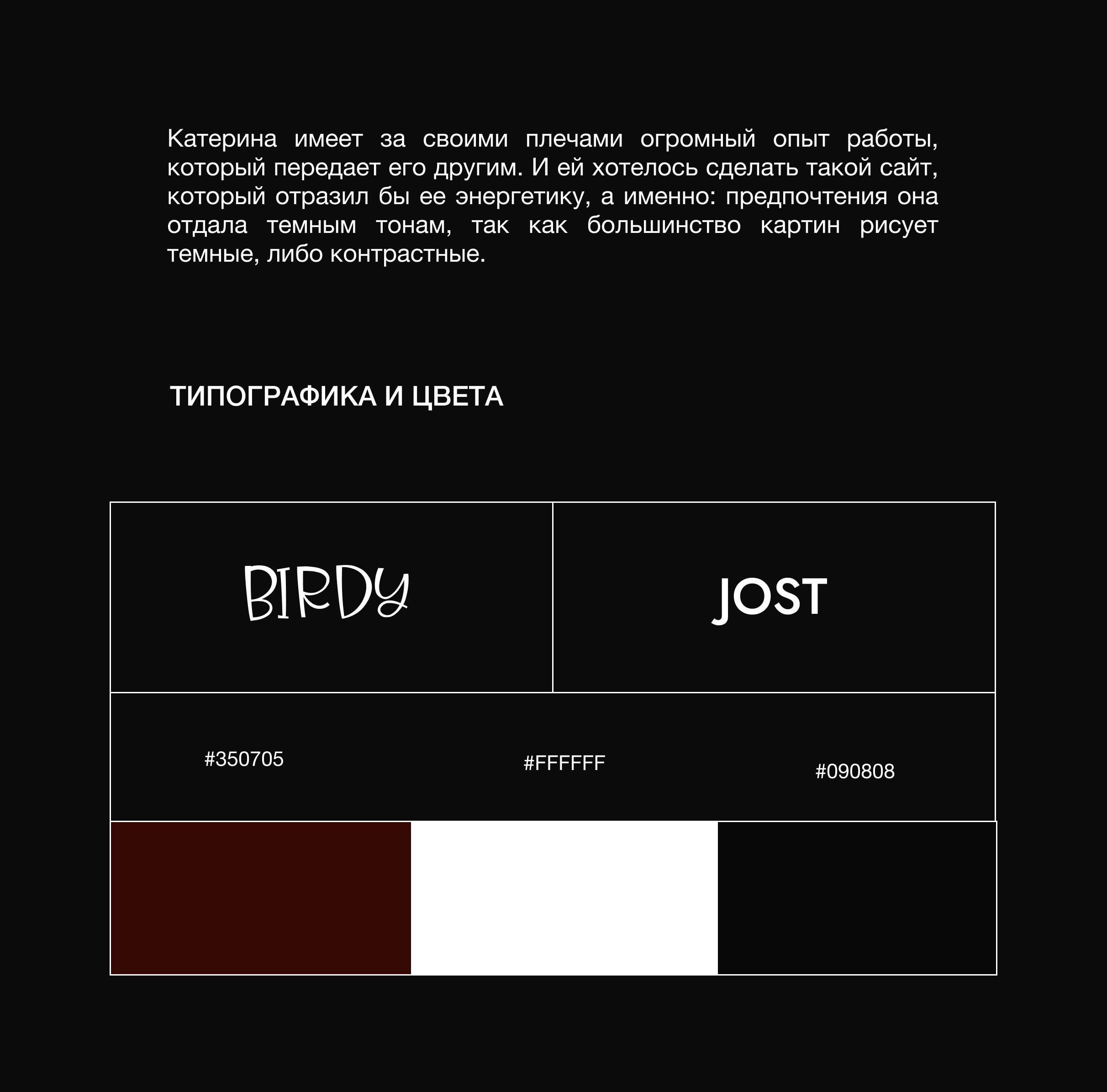 Сайт-портфолио для художницы — Изображение №3 — Интерфейсы на Dprofile