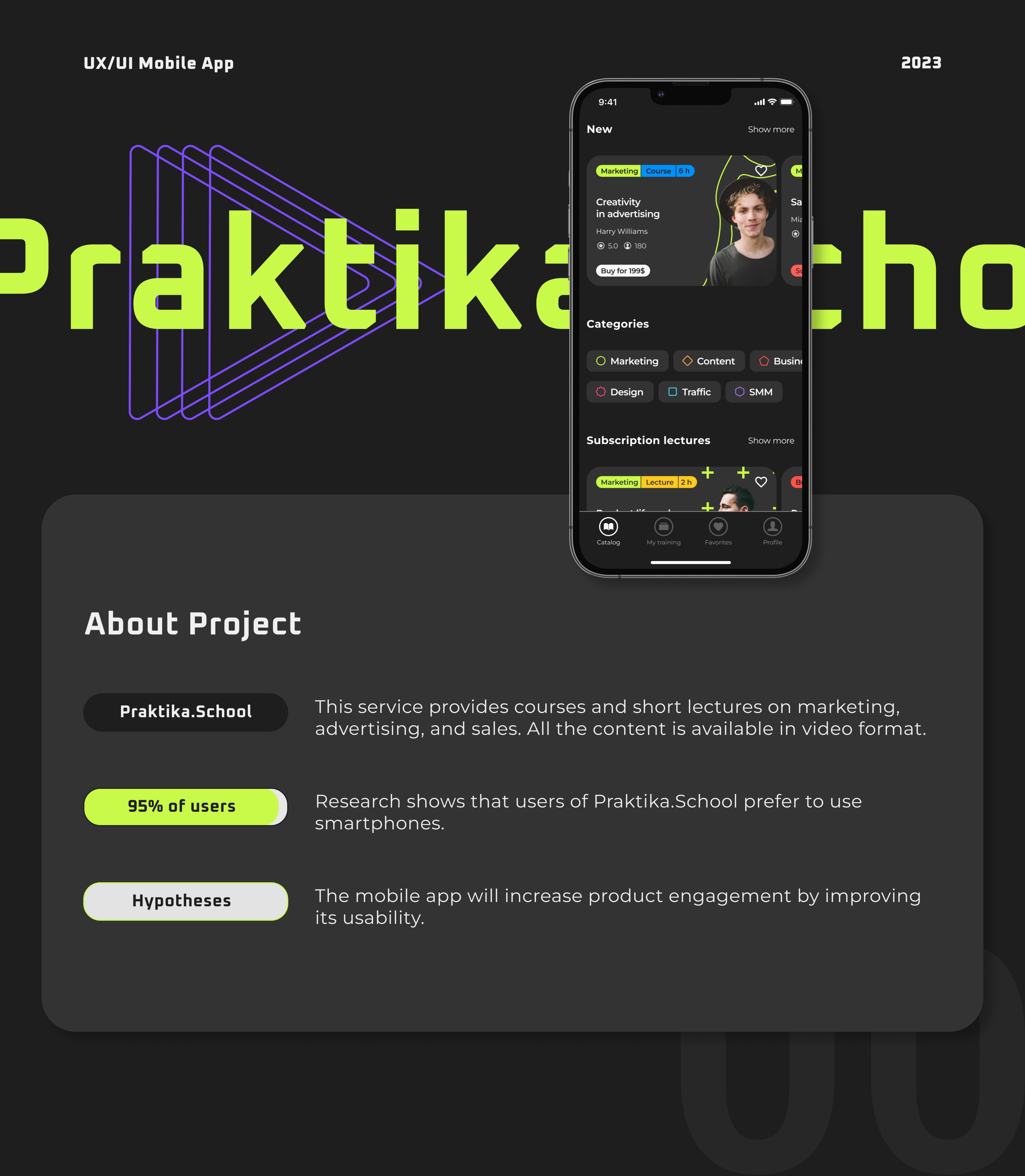 Mobile App | Education — Изображение №1 — Интерфейсы на Dprofile