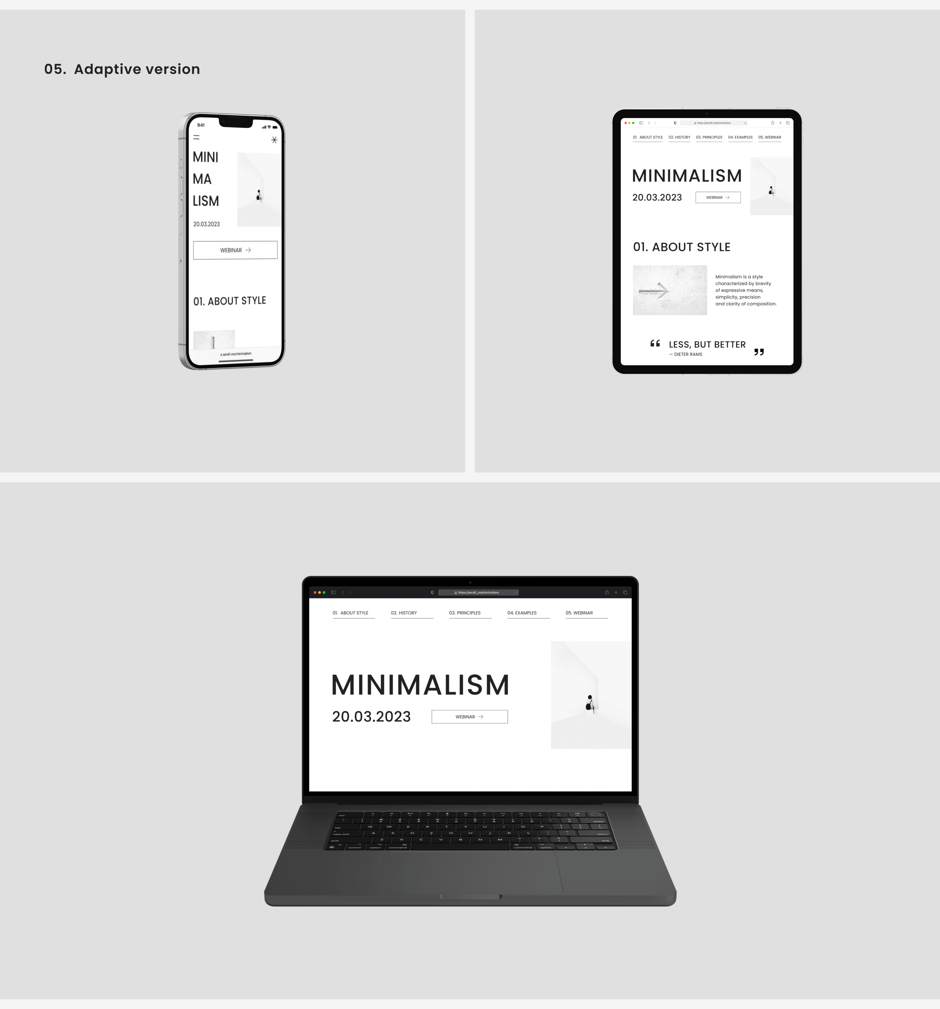 Landing page | Webinar | Minimalist — Изображение №14 — Интерфейсы на Dprofile