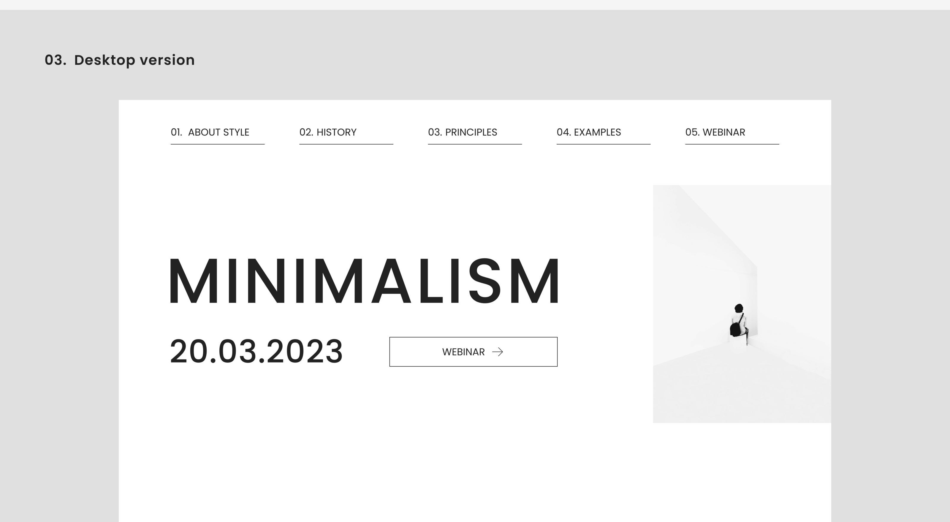 Landing page | Webinar | Minimalist — Изображение №6 — Интерфейсы на Dprofile