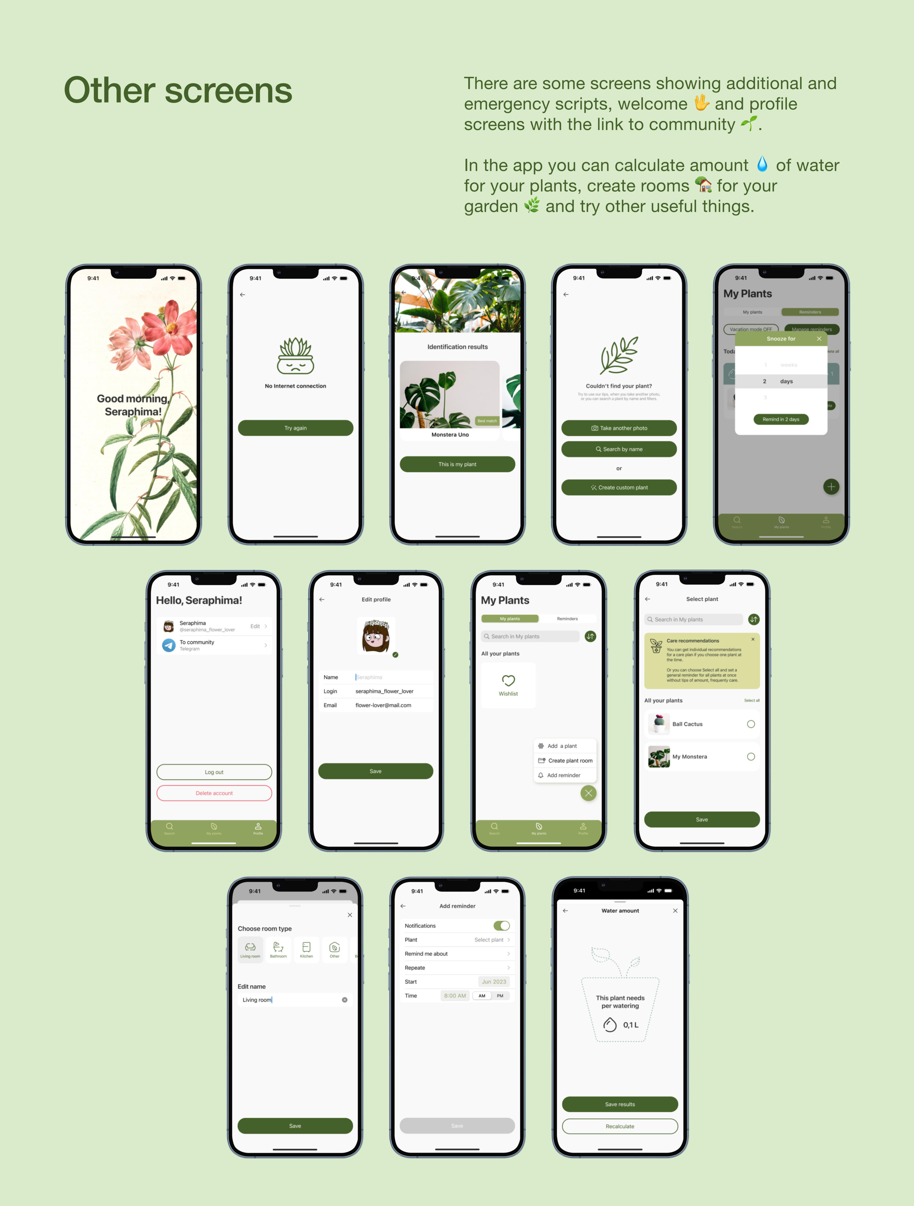 Mobile App | Plant Care — Изображение №13 — Интерфейсы на Dprofile