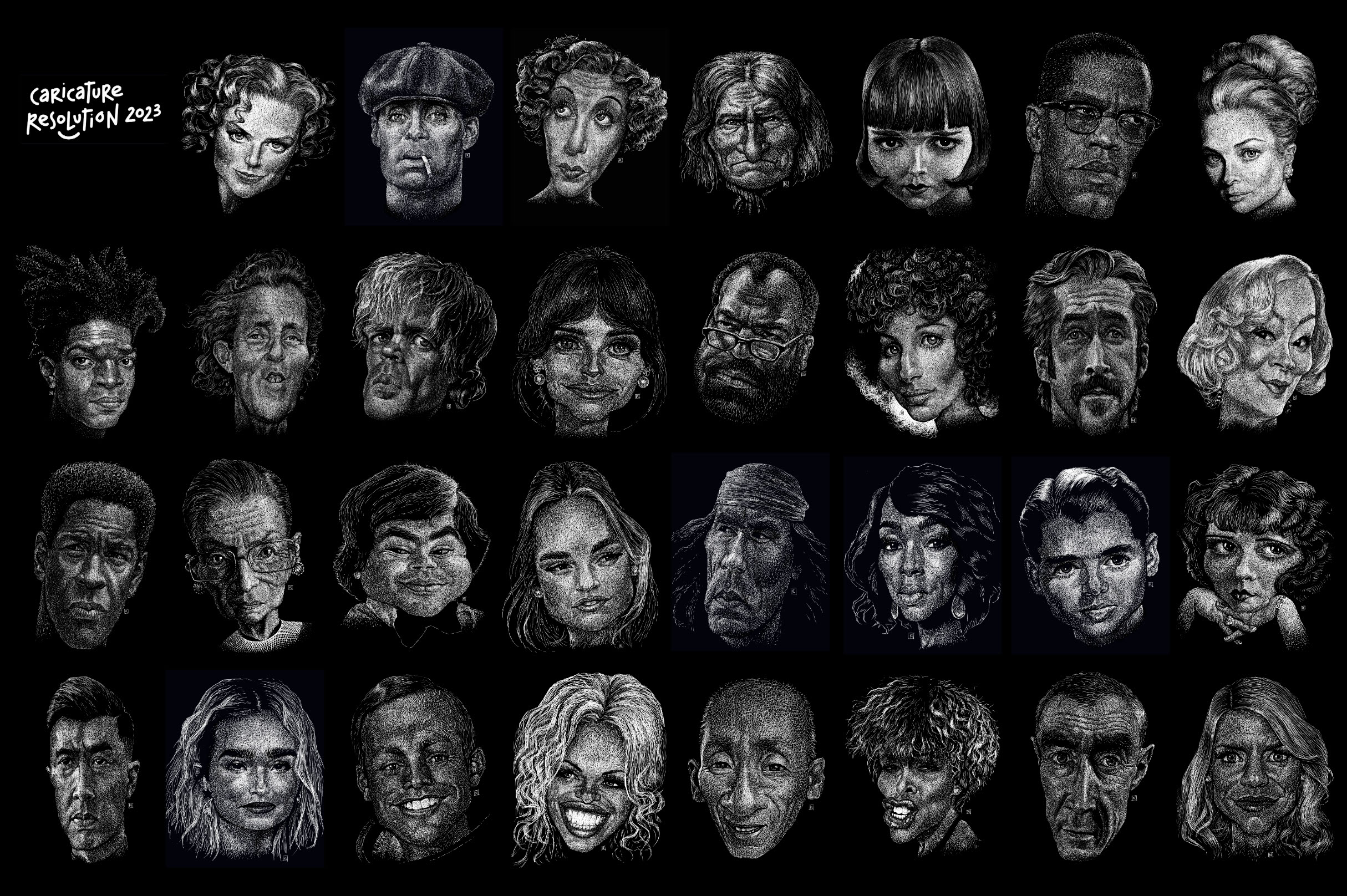 Carcature resolution 2023 — Изображение №1 — Иллюстрация, Графика на Dprofile