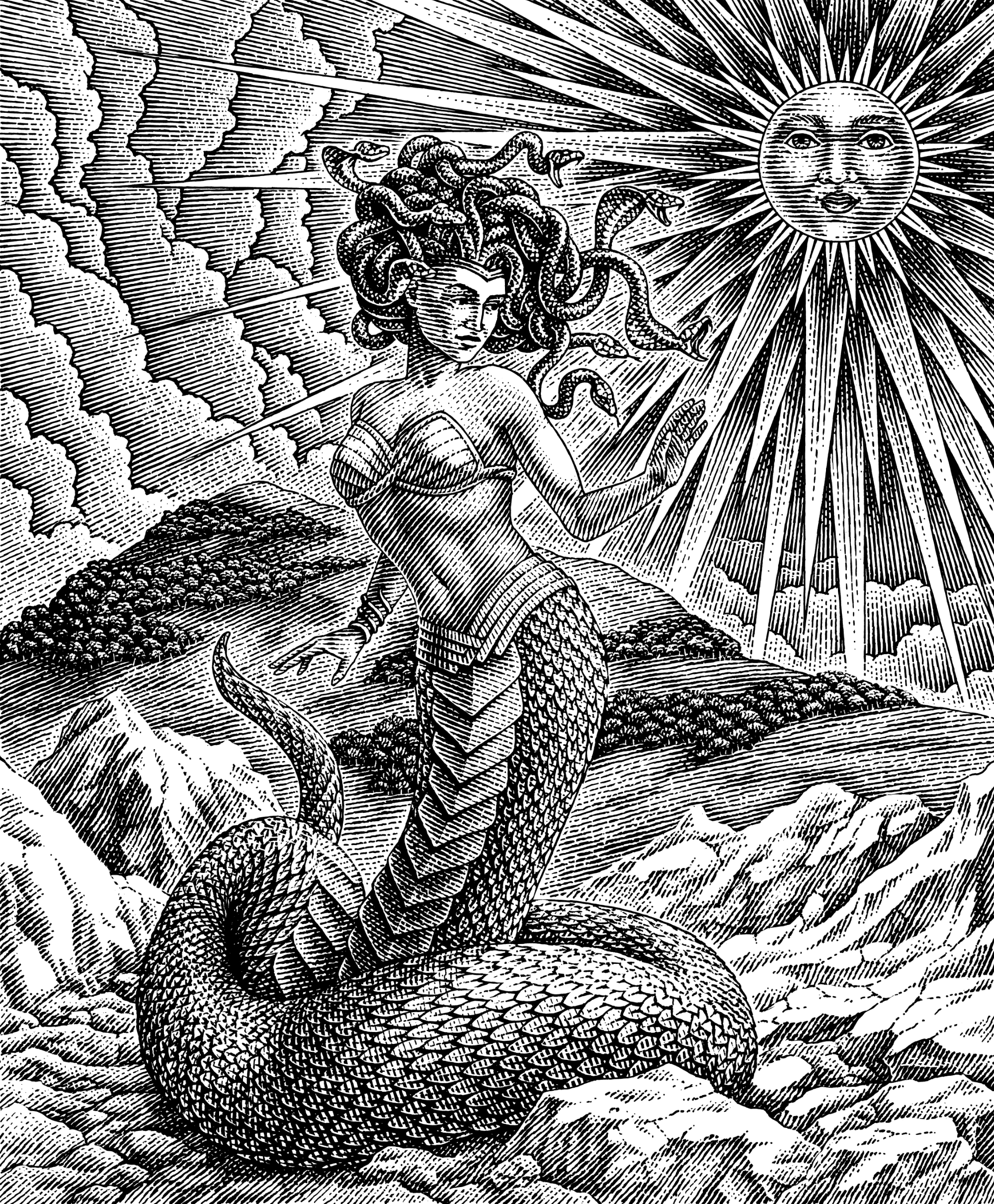 Гравюрные иллюстрации для коллекции вин Makitra Selection — Изображение №9 — Брендинг, Иллюстрация на Dprofile