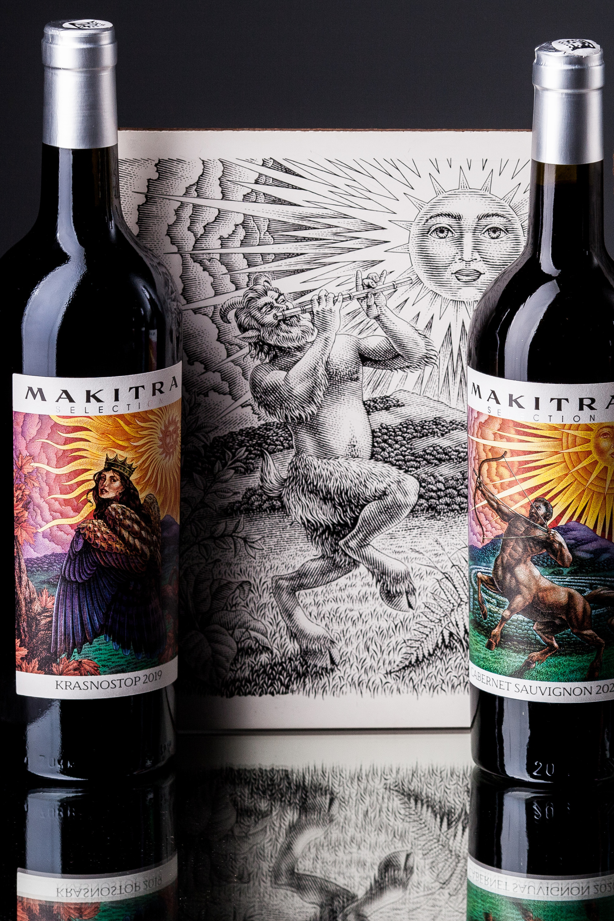 Гравюрные иллюстрации для коллекции вин Makitra Selection — Изображение №16 — Брендинг, Иллюстрация на Dprofile