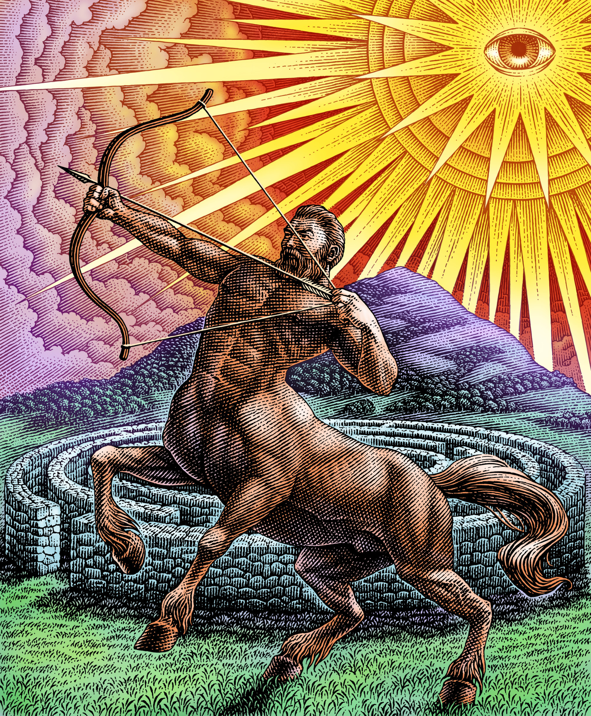 Гравюрные иллюстрации для коллекции вин Makitra Selection — Изображение №10 — Брендинг, Иллюстрация на Dprofile