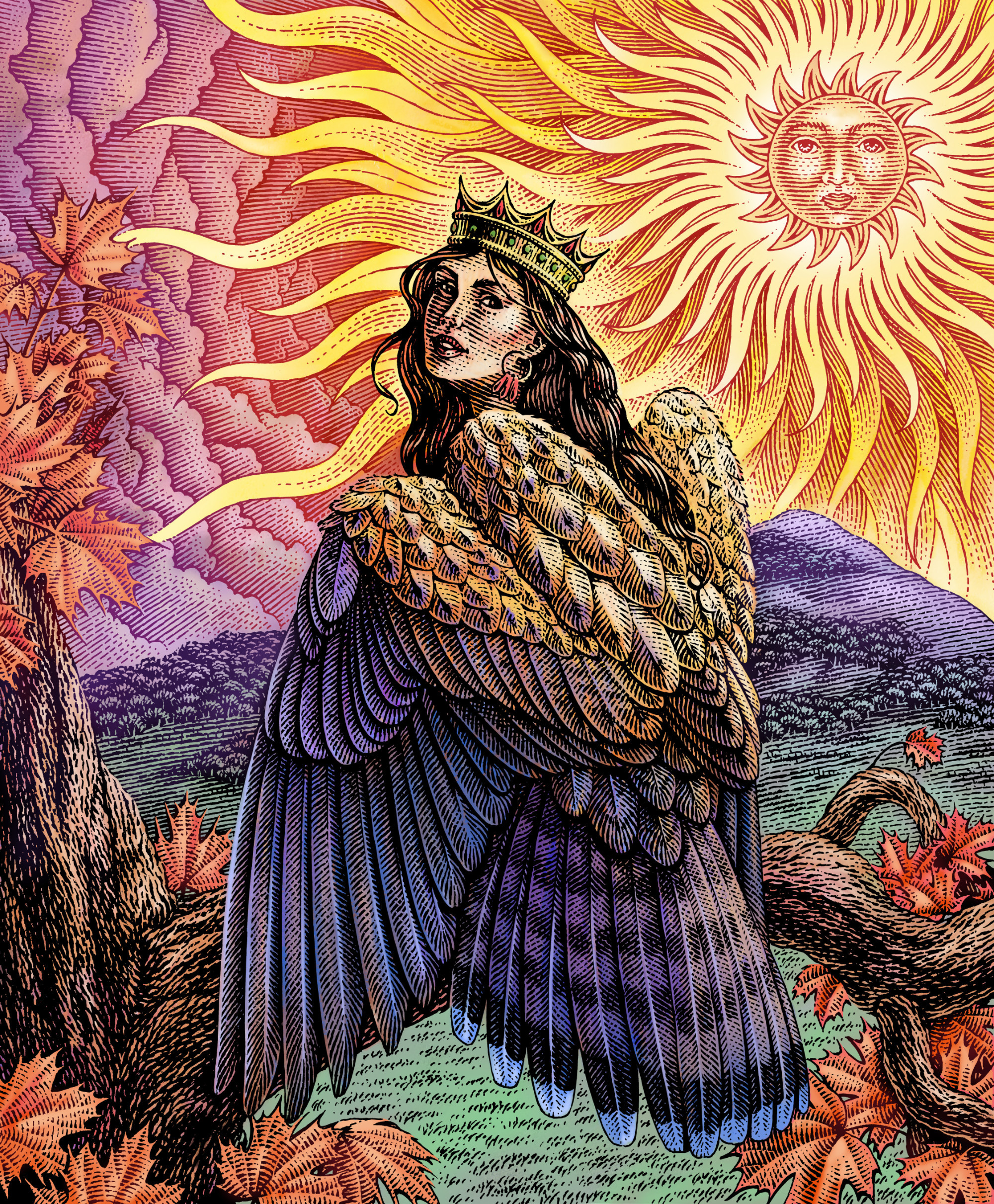 Гравюрные иллюстрации для коллекции вин Makitra Selection — Изображение №13 — Брендинг, Иллюстрация на Dprofile