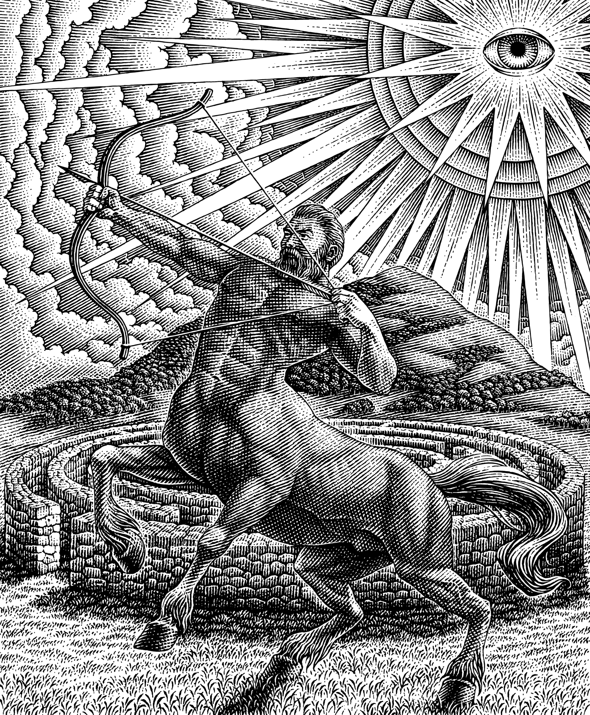 Гравюрные иллюстрации для коллекции вин Makitra Selection — Изображение №6 — Брендинг, Иллюстрация на Dprofile