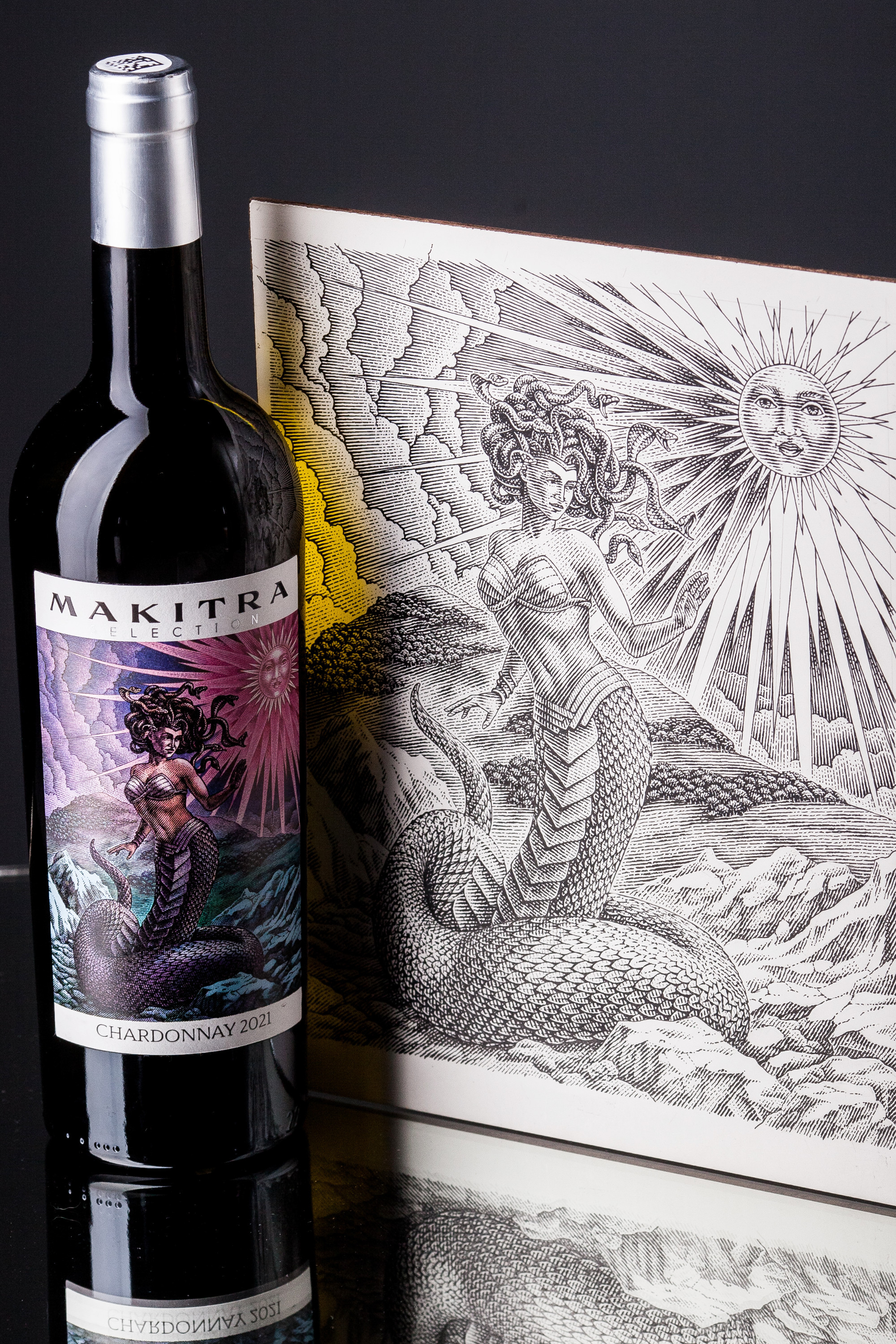 Гравюрные иллюстрации для коллекции вин Makitra Selection — Изображение №15 — Брендинг, Иллюстрация на Dprofile